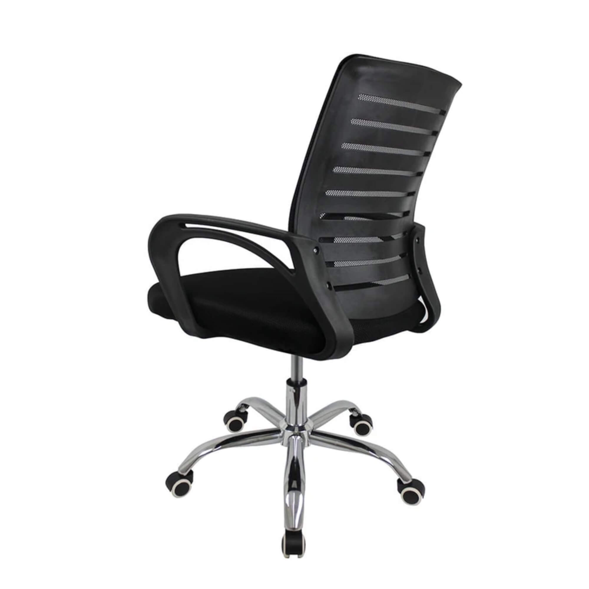 Cadeira Escritório Giratória Office Zebrada Estofado Mesh Conthey Evolux - N2232349