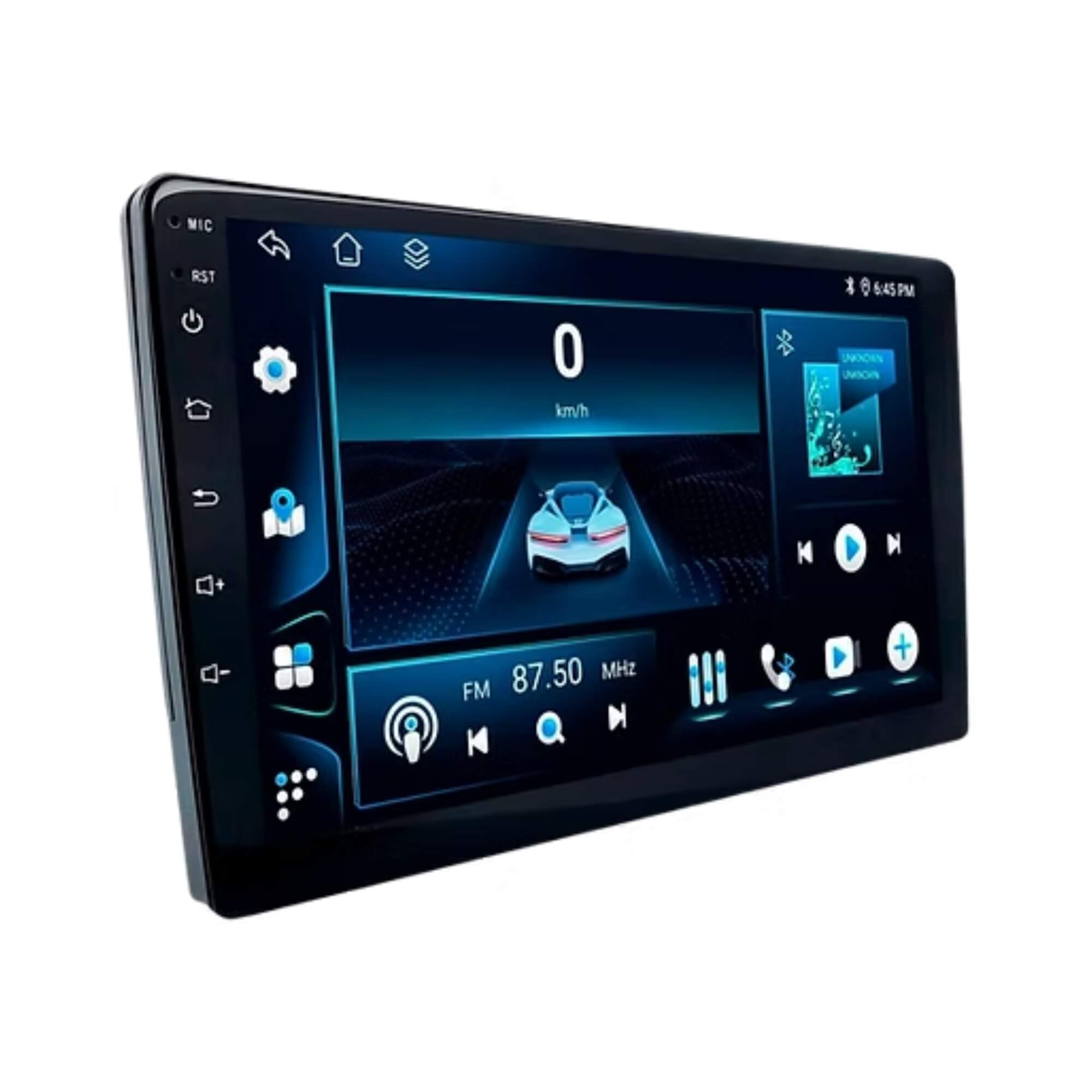 Smart Mídia 9" QLED 2Din 6+128GB CarPlay Android Auto Sem Fio GPS Wi-Fi H-Tech - HT-9960CA