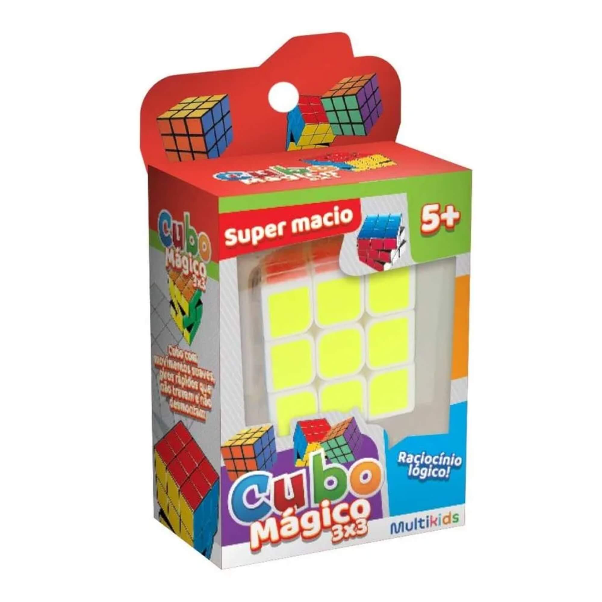 Jogo Cubo Mágico 3x3 Multikids - BR1779