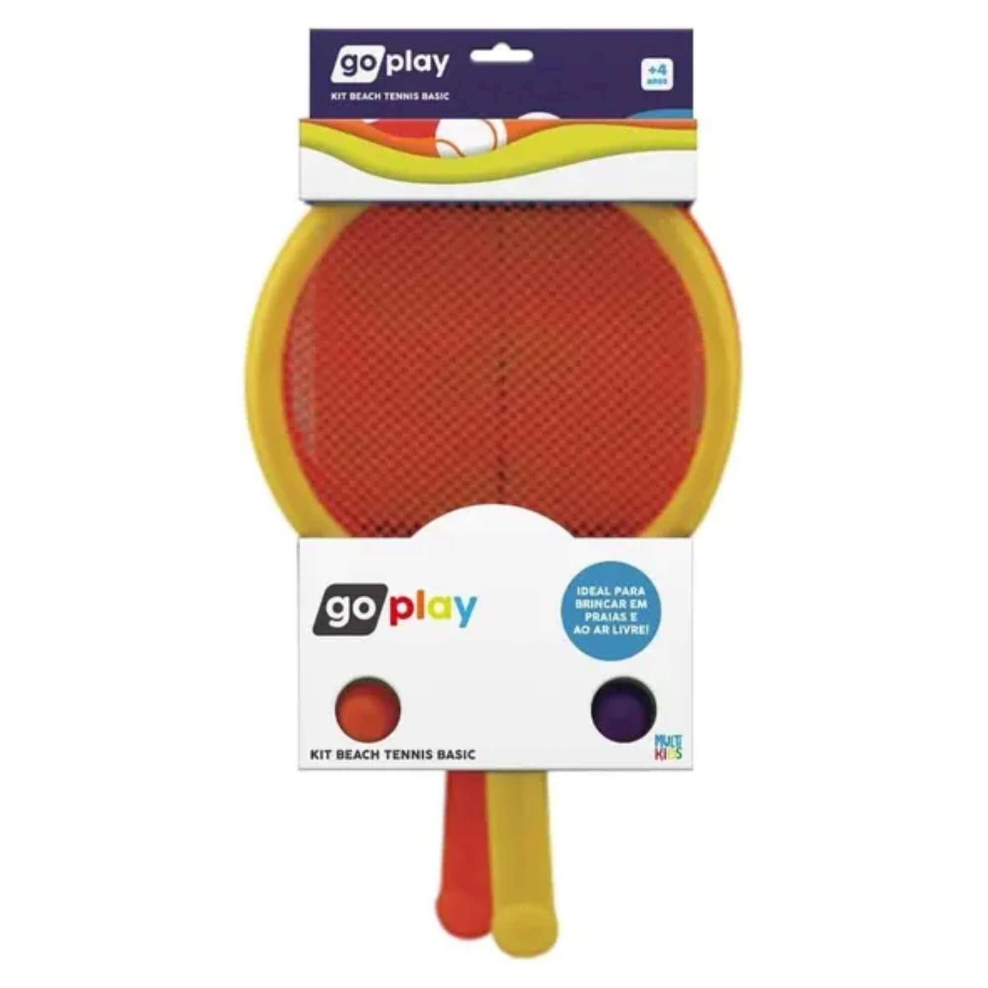 Raquete Go Play Beach Tennis Basico Multikids - BR1791