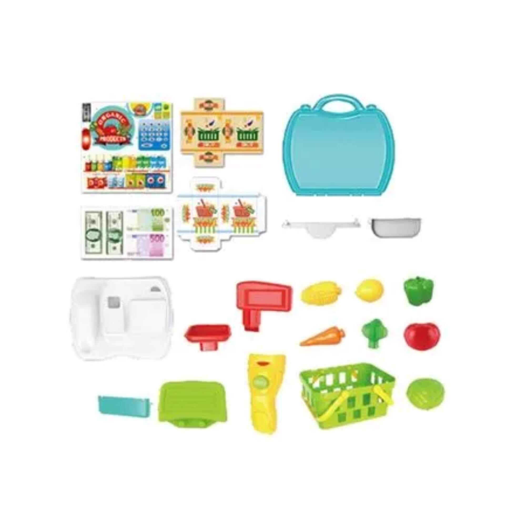 Brinquedo Infantil Maleta Compras Mercado Workshop Jr Multikids - BR2320