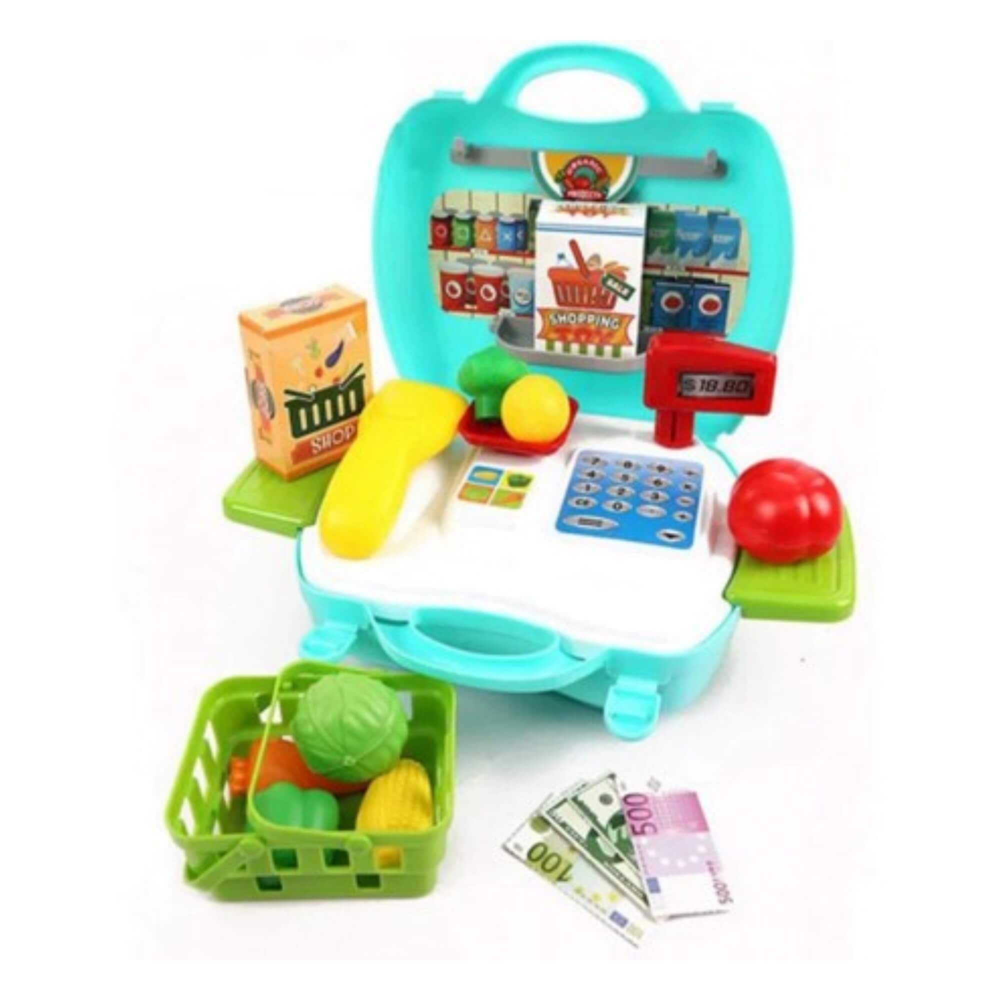 Brinquedo Infantil Maleta Compras Mercado Workshop Jr Multikids - BR2320