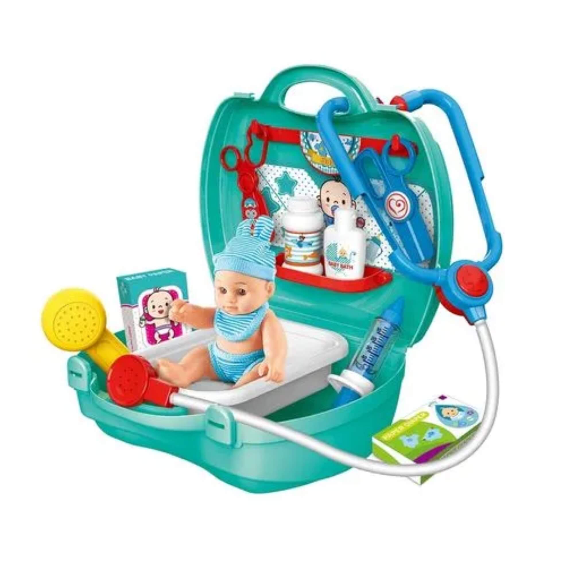 Brinquedo Infantil Maleta Pediatra Workshop JR Multikids - BR2321