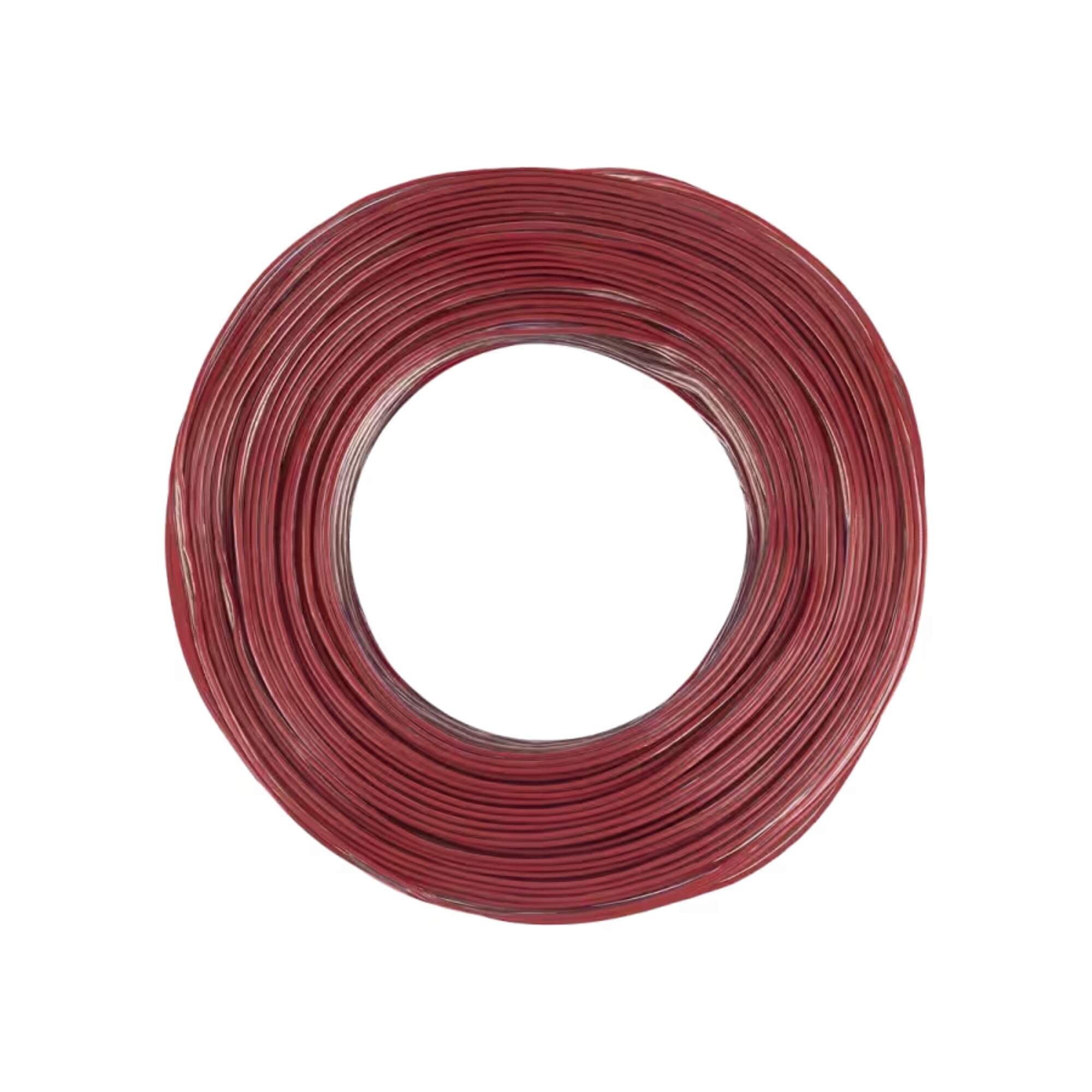 Cabo Paralelo 2 x1,50mm² (Bitola 2x14) cor Vermelho Cristal Rolo com 50 Metros Permak - 79/D1