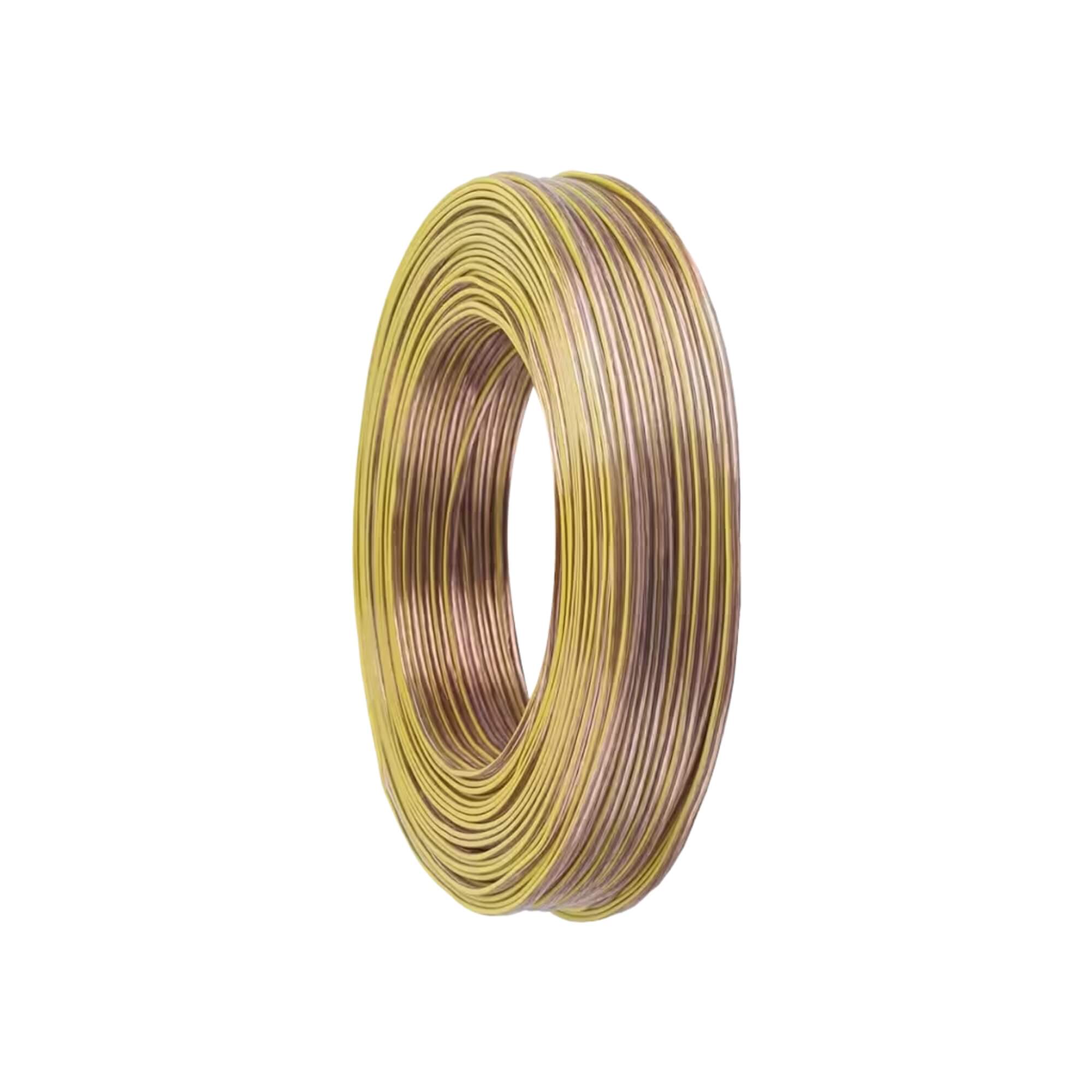 Cabo Paralelo 2×1,00mm² (Bitola 2x16) cor Amarelo Marfim Rolo c/ 50 Metros Permak - 79/C1
