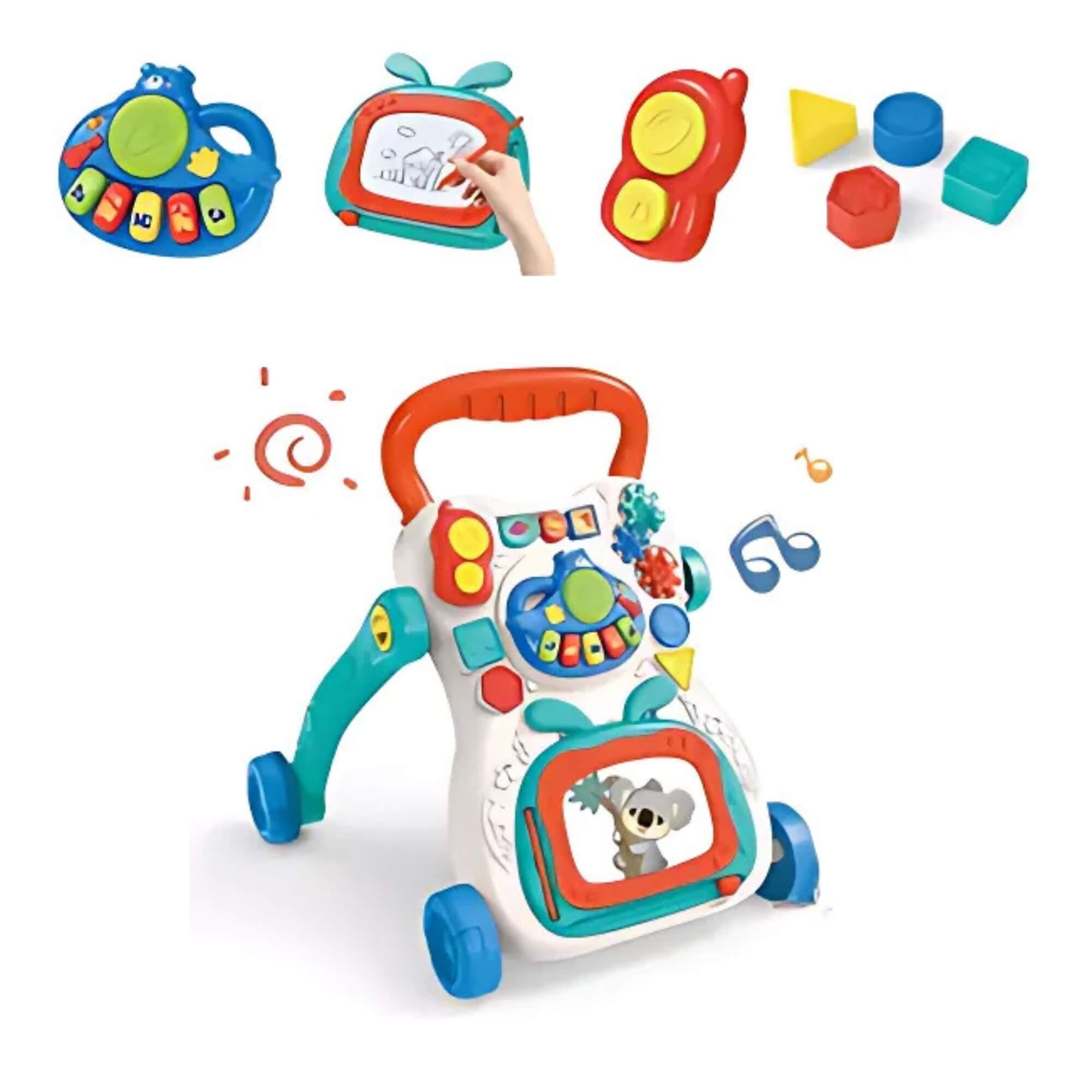 Andador Educativo Didático Musical c/Luz e Atvidad Zippy Toys - 10366