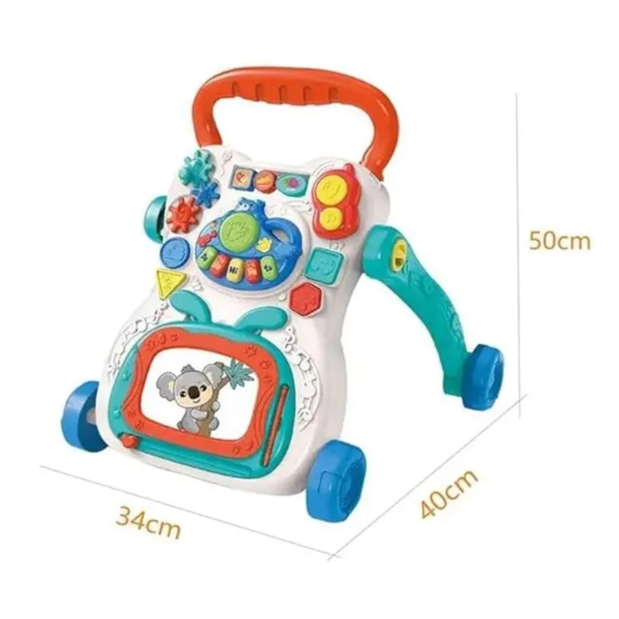 Andador Educativo Didático Musical c/Luz e Atvidad Zippy Toys - 10366
