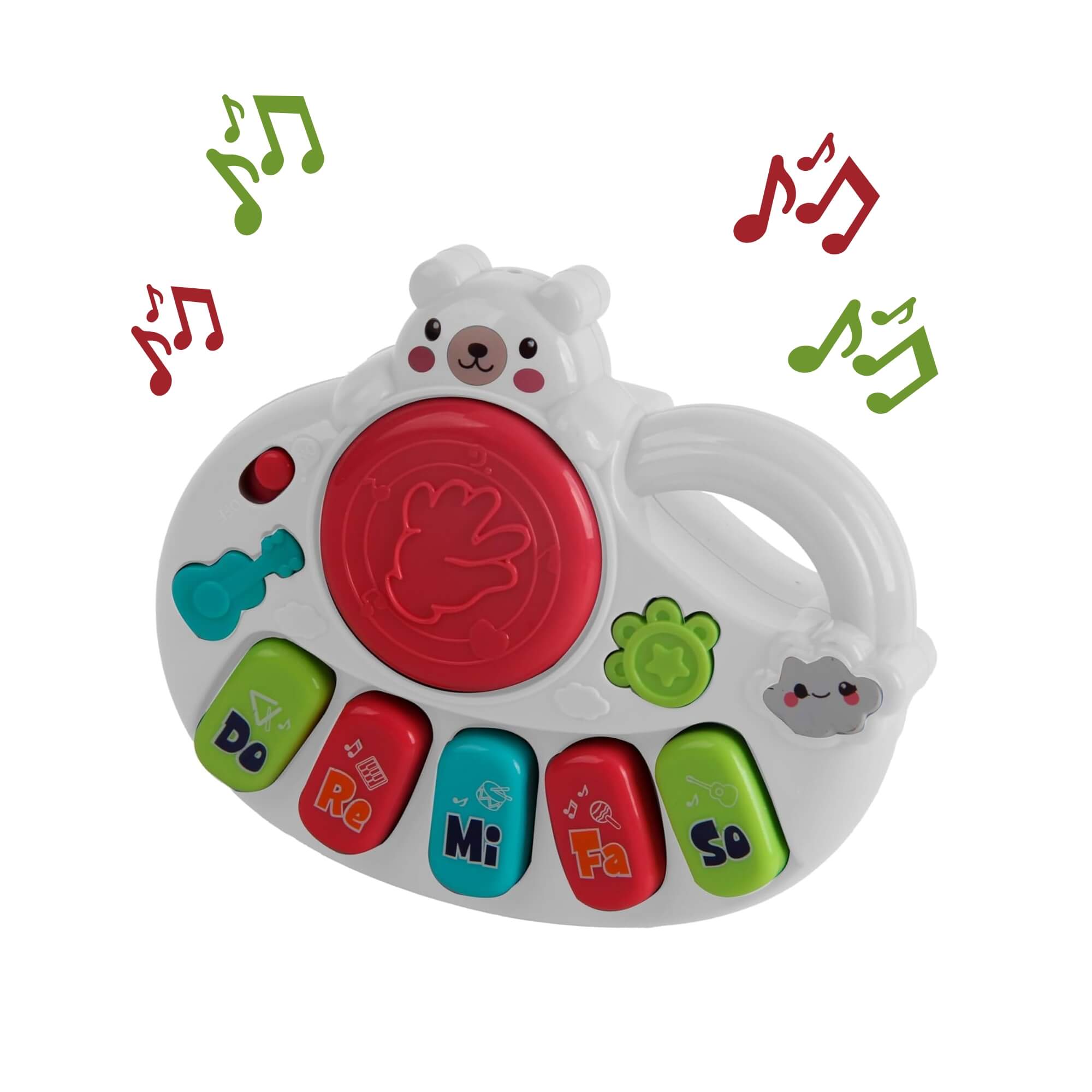Teclado Musical Infantil Urso Zippy Toys - 10369