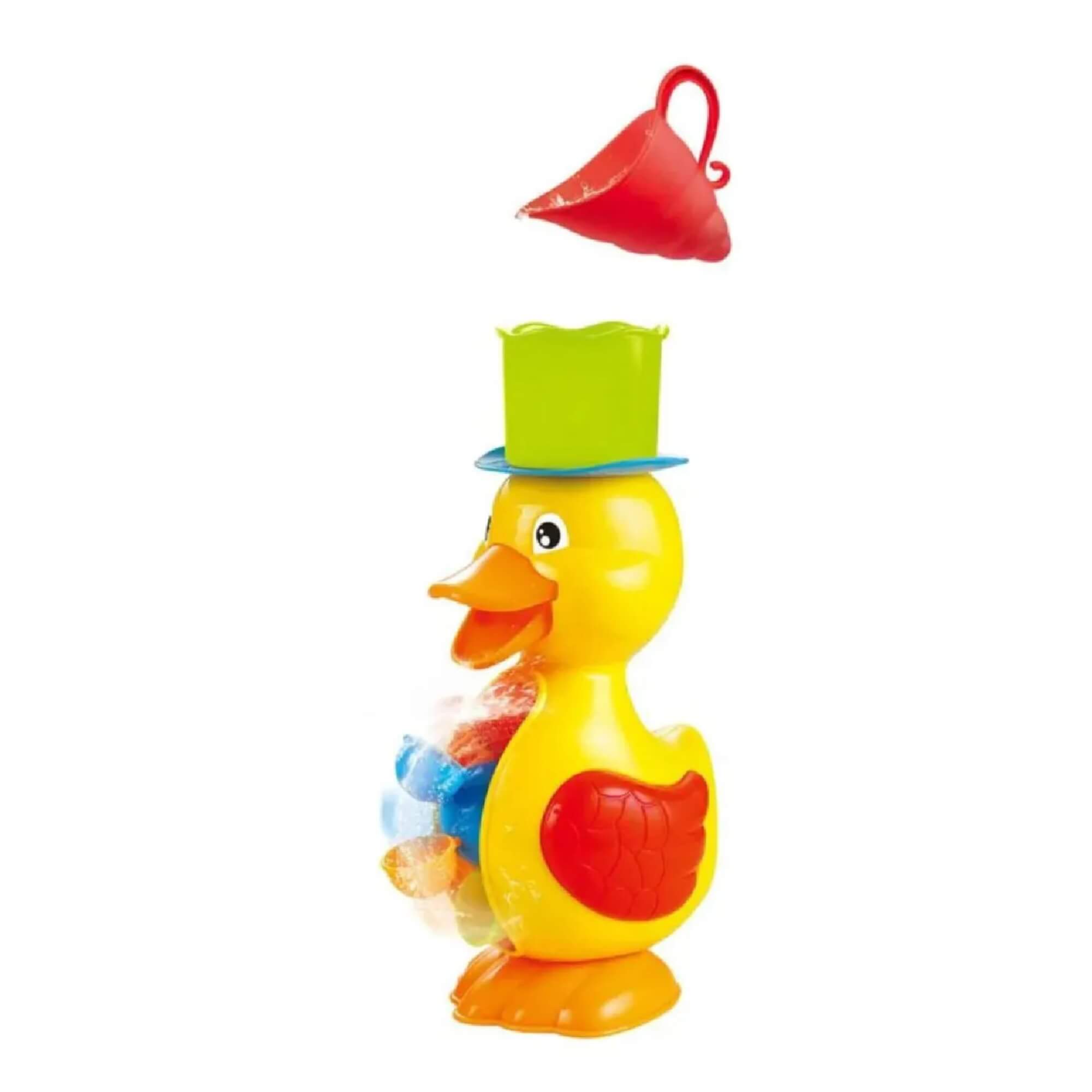Pato Hora do Banho com Roda Giratória 28cm Zippy Toys - 10349