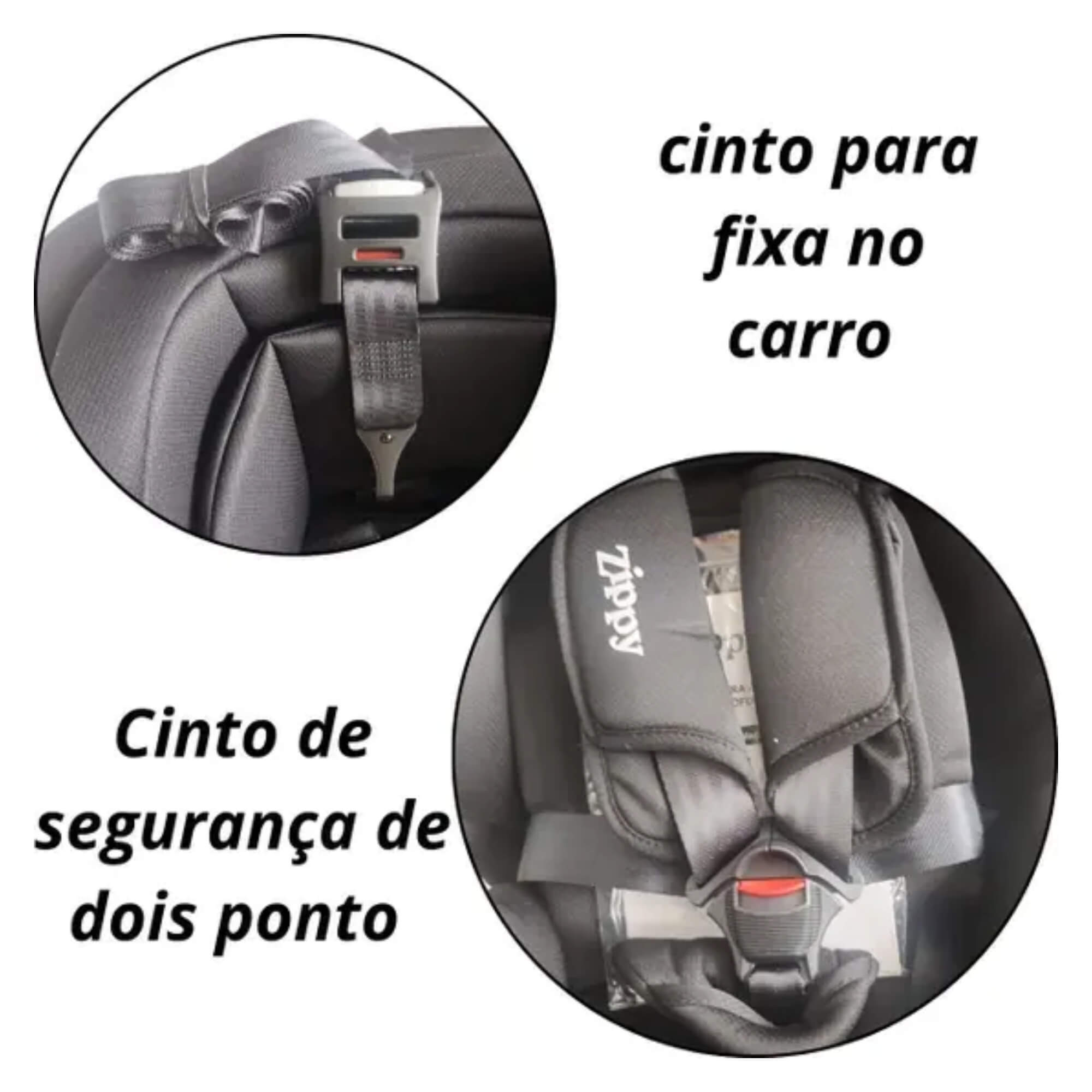 Cadeira Infantil para Carro Black Isofix 36kg Zippy Toys - 10397
