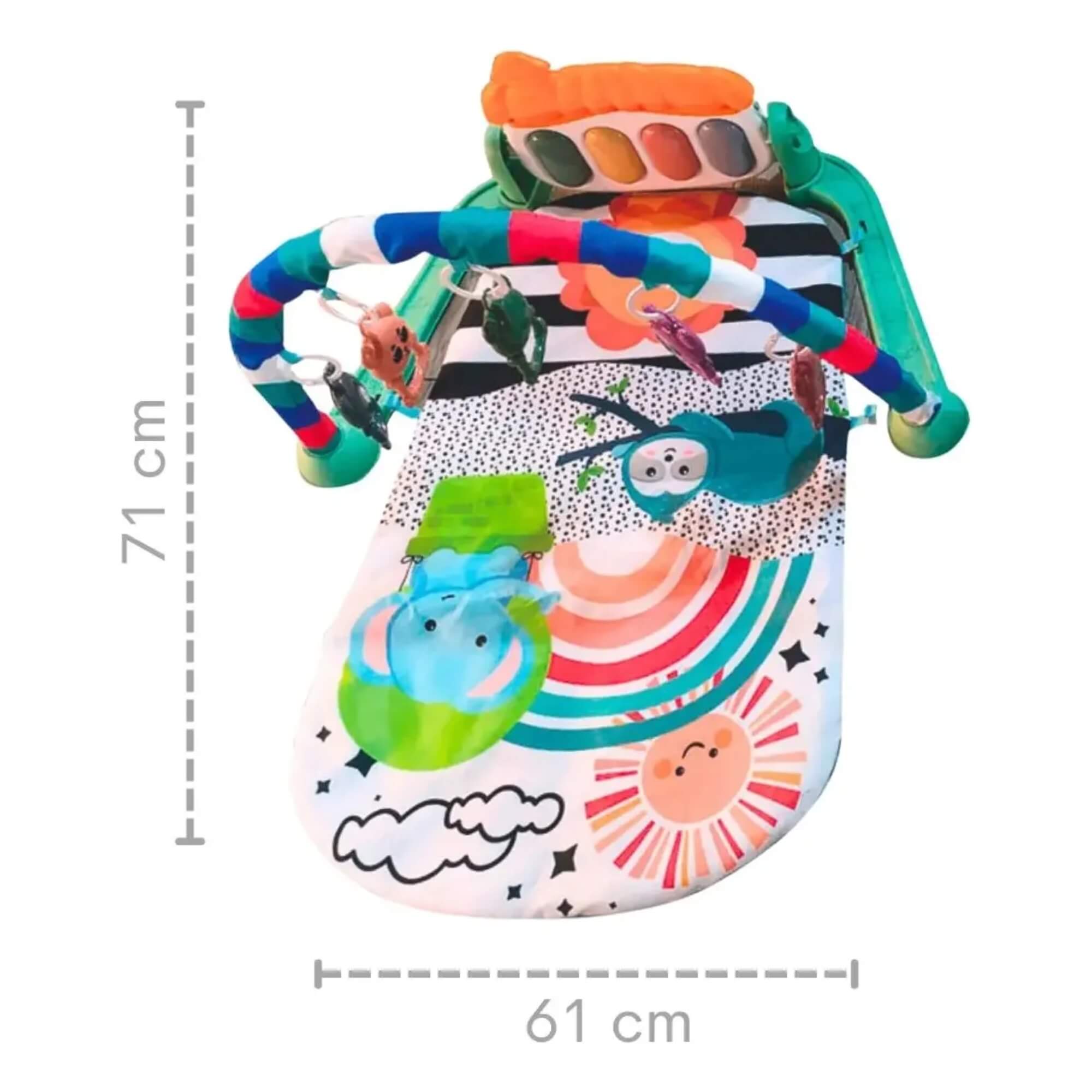 Tapete de Atividades Piano Interativo Casa Zippy Toys - 10373