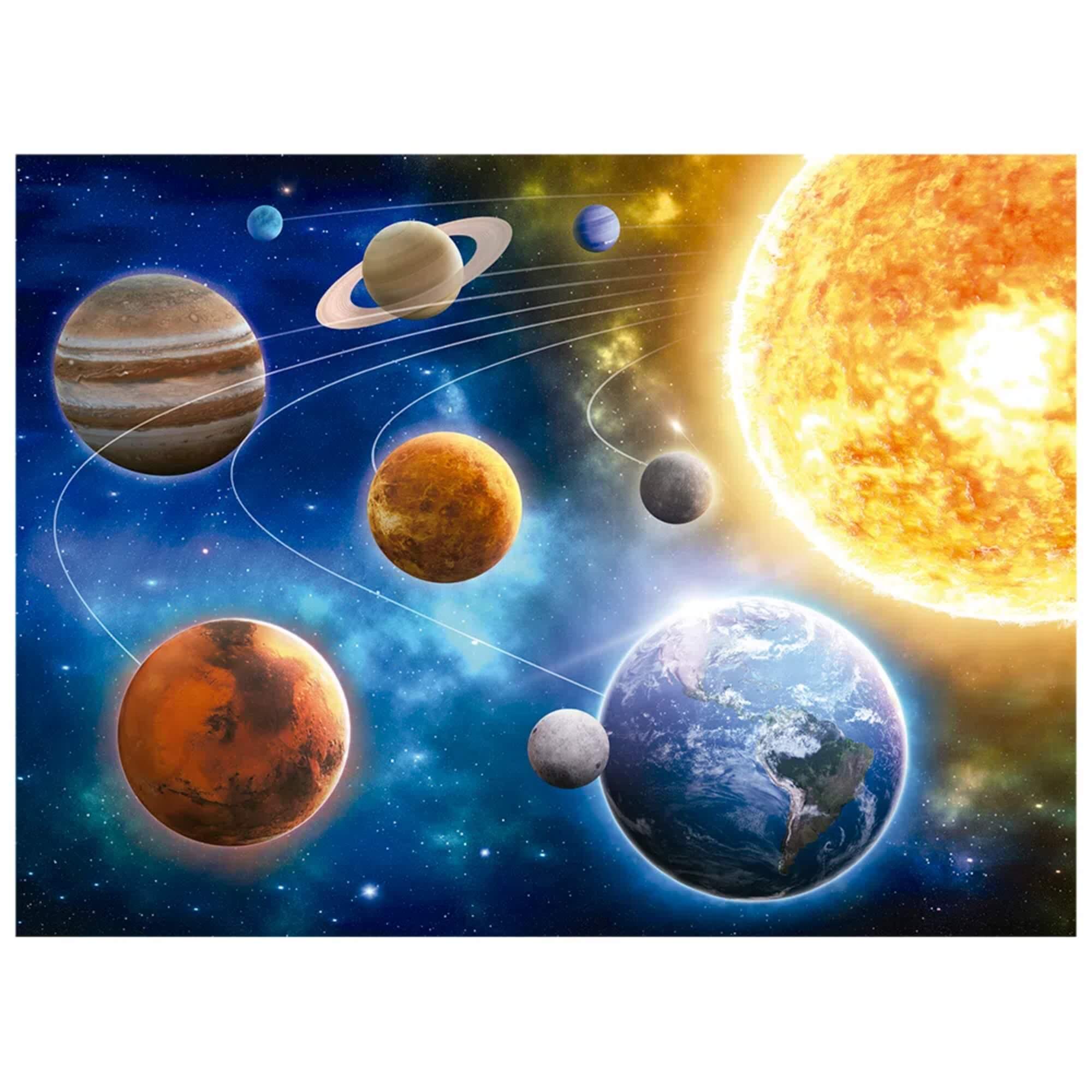 COMP Kit Sistema Solar Grow: 2 Quebra-Cabeças + Super Trunfo Educativo - Planetas e Astronomia