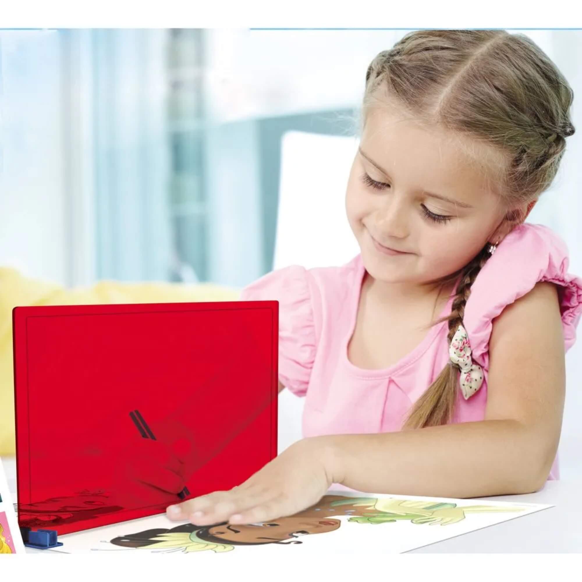 COMP Kit Princesas Disney Grow: Desenho com Espelho Mágico + 2 Quebra-Cabeças 30 e 60 Peças