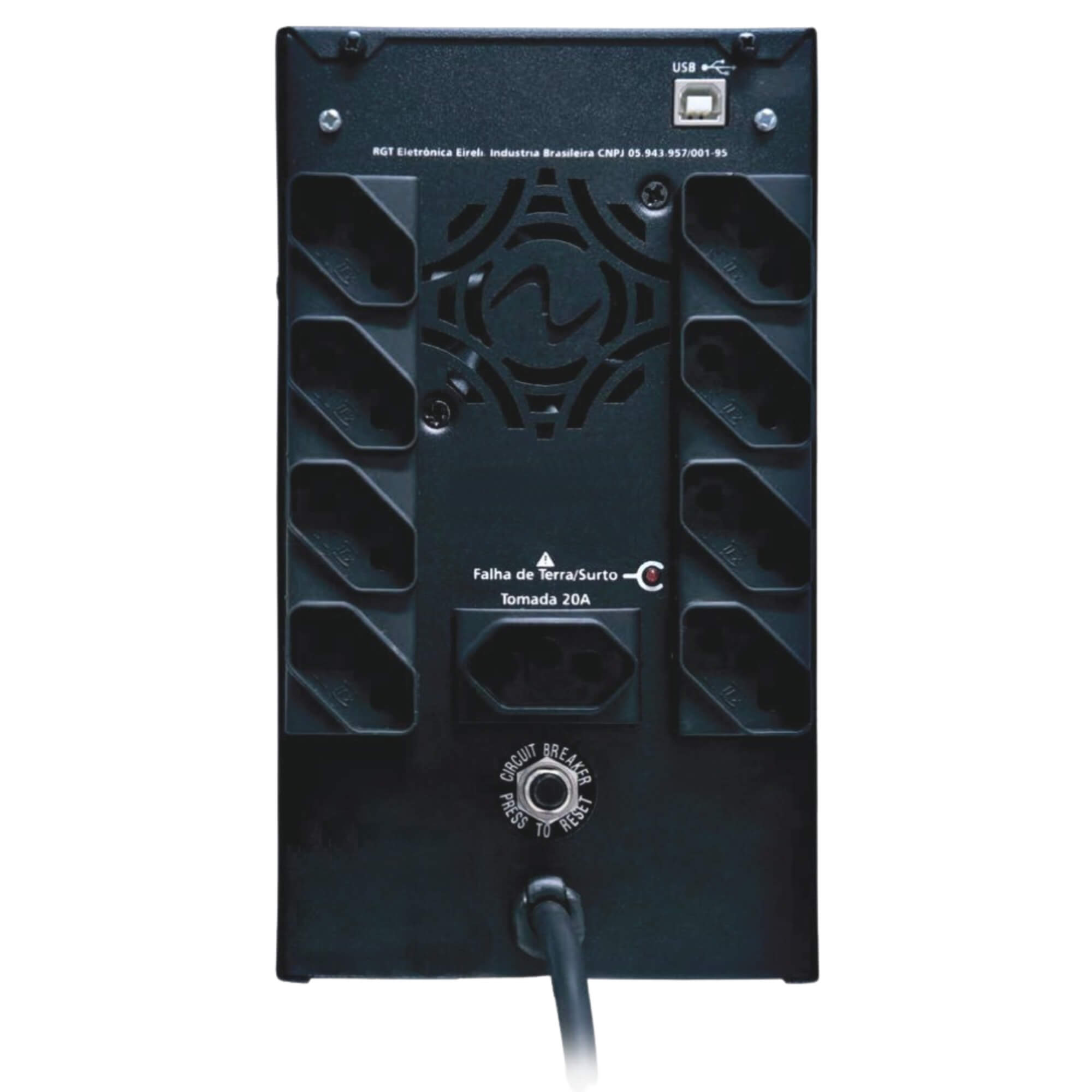 Nobreak One UP Nitro TI RGB 2000 VA Redragon Entr. Full Range Sai. 115V Ragtech - 20ONE4593