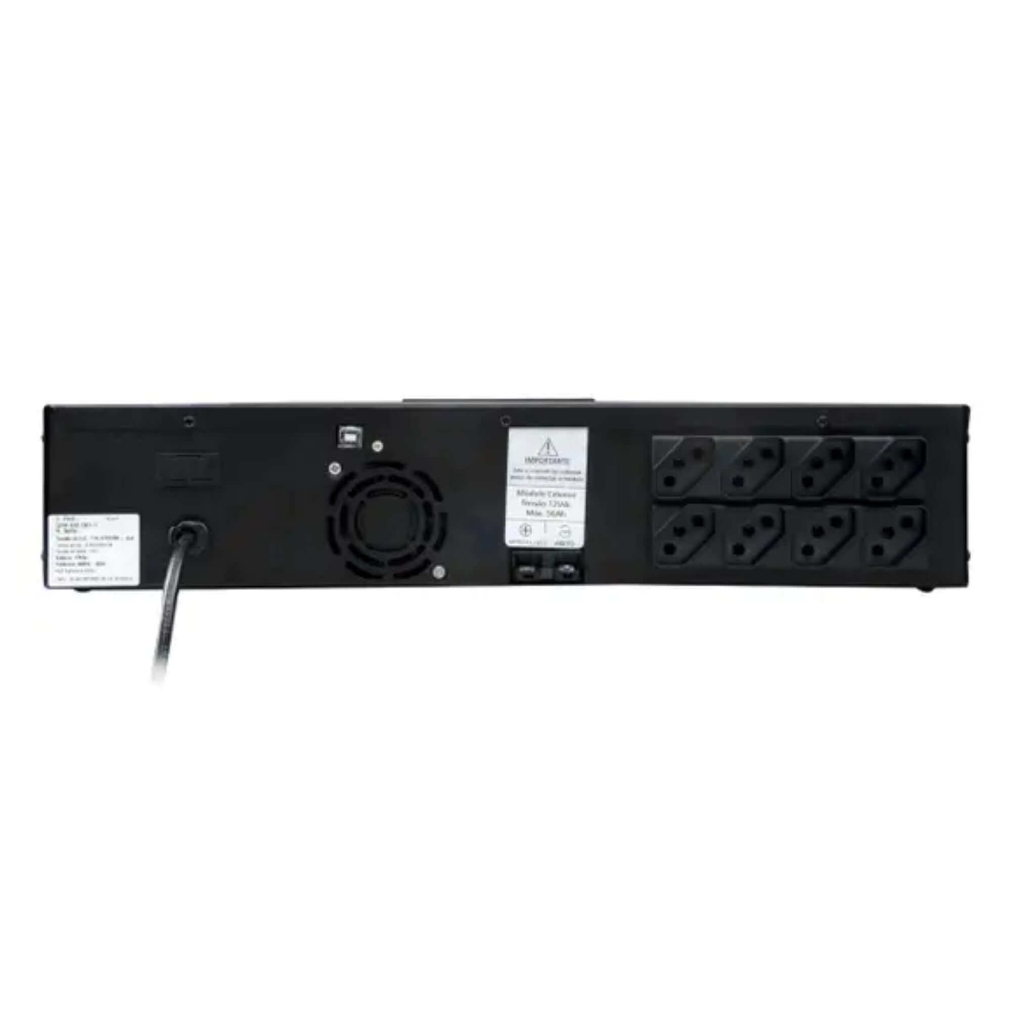 Nobreak Quadri Way 600 GT CBU-TI 60Hz Preto Entr. 115-127/220V Sai. 115V Ragtech - 20QDW4259