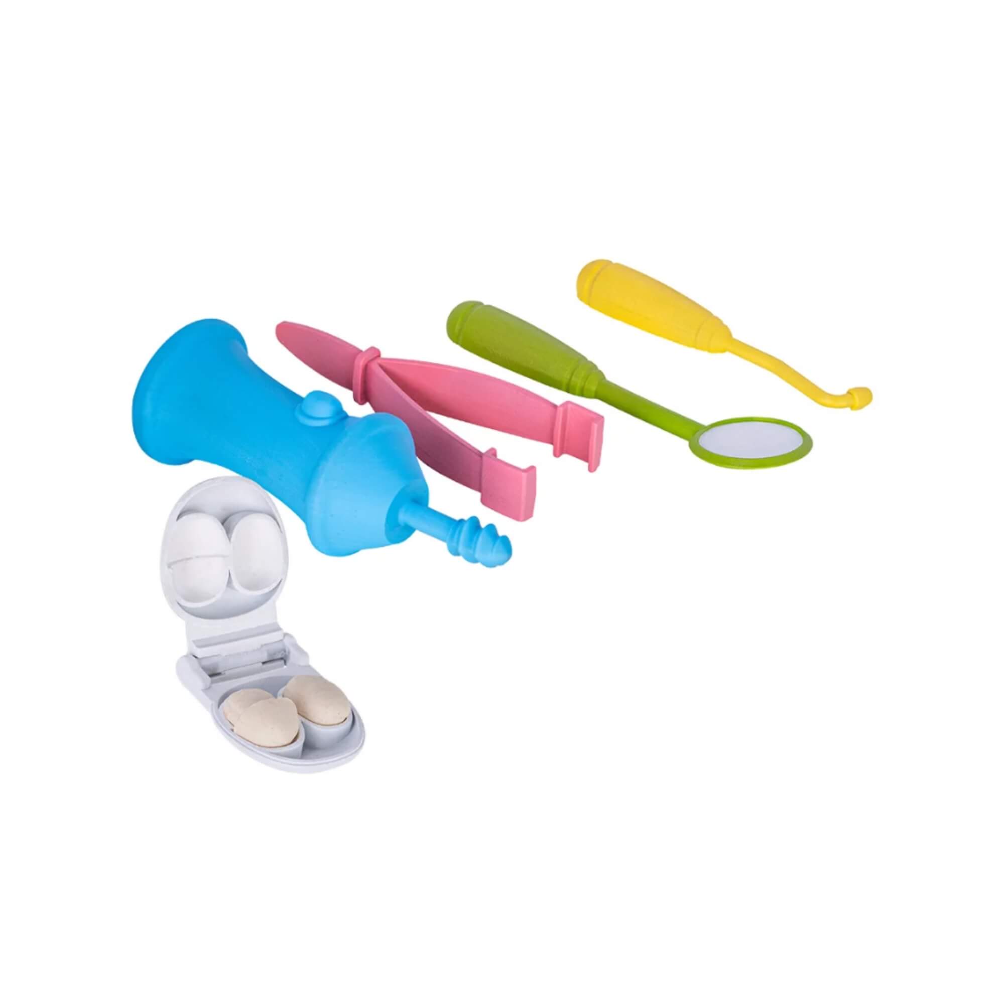 Brinquedo Disney Stitch Dentista - Kit Educativo com Acessórios +3 Anos Cotiplas - 2898