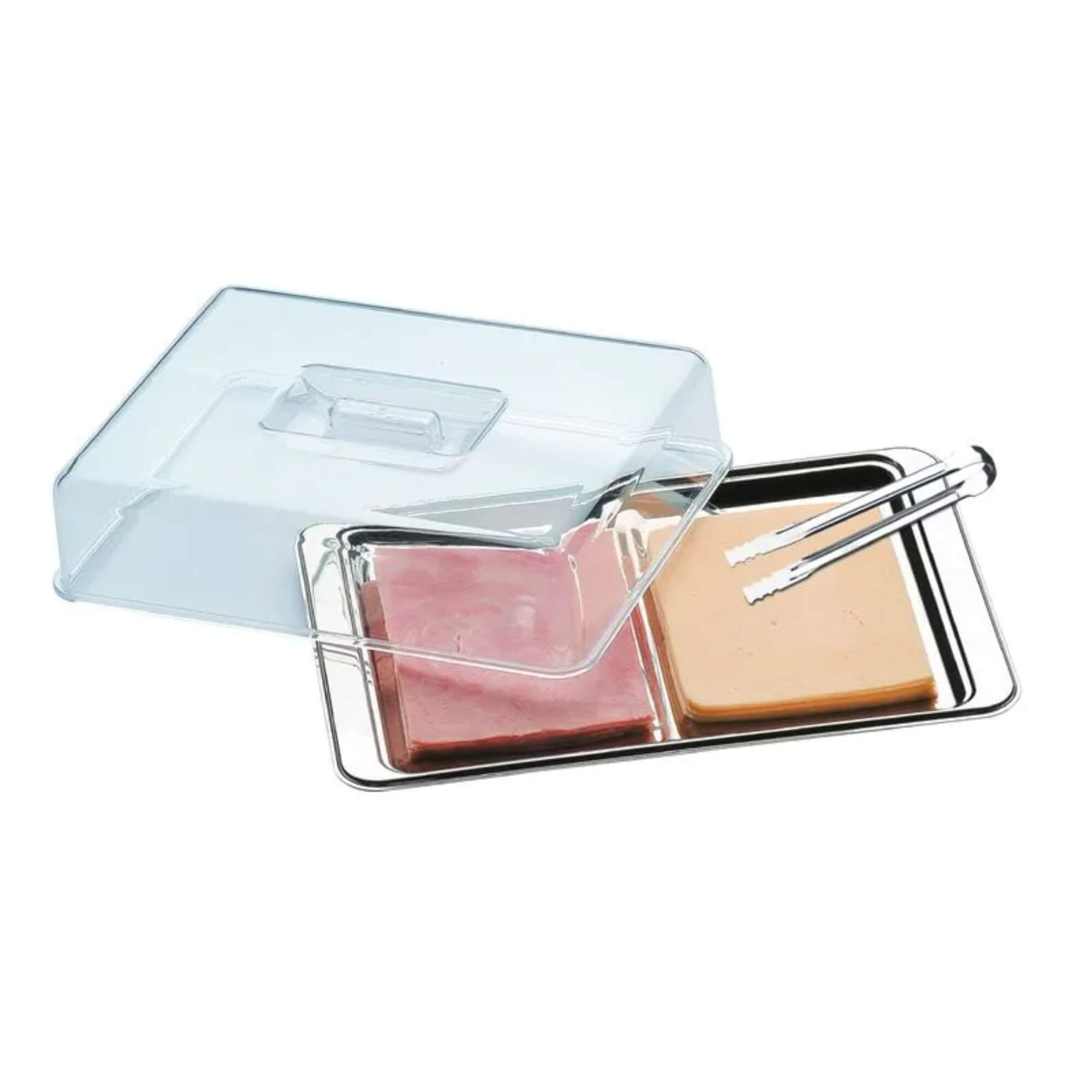 Kit Porta Frios Átina 19 x 28 x 7,2 cm 3 Peças - Aço Inoxidável Brinox - 1413/100