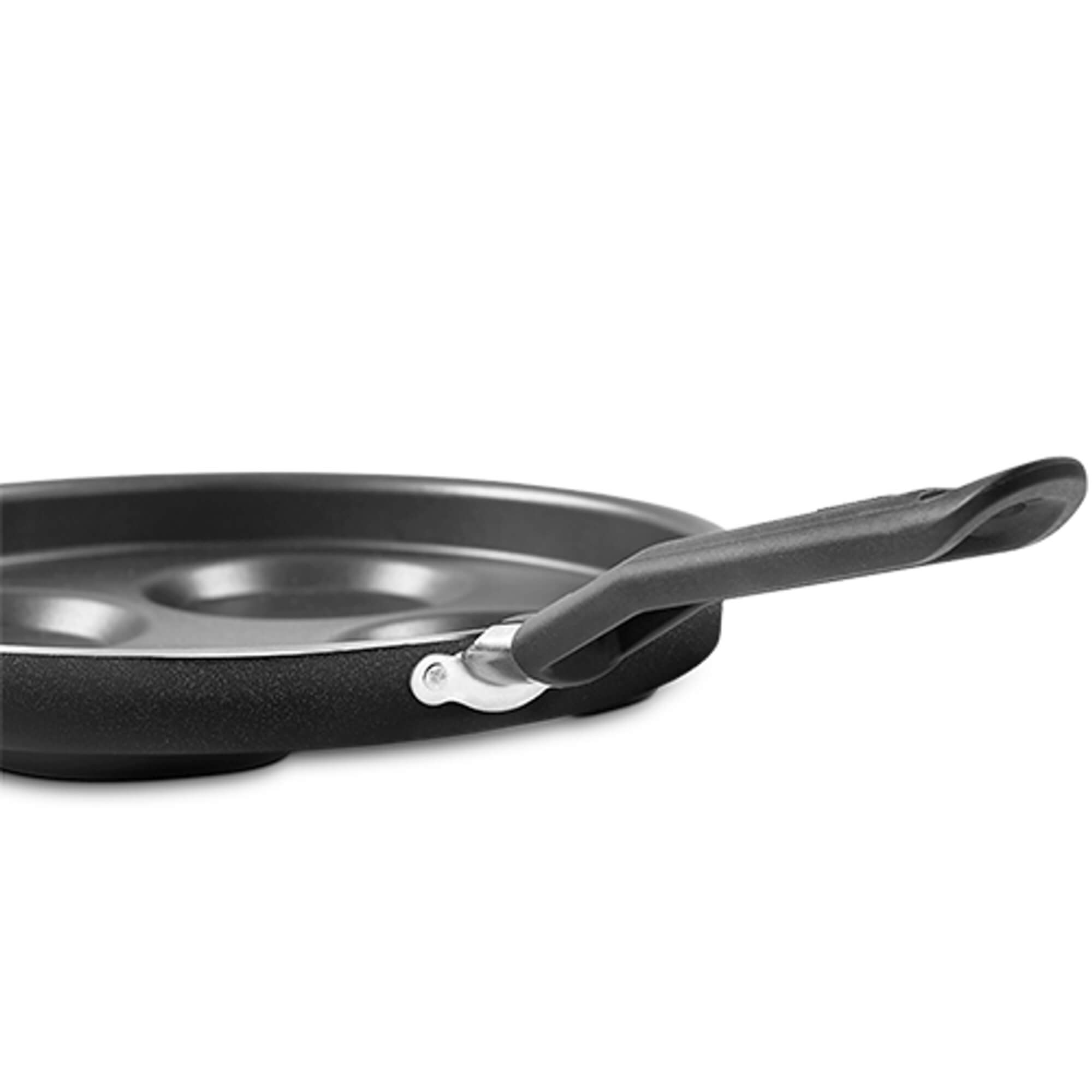 Frigideira 4 Ovos Antiaderente Pro-Flon 1,3 L Ebony cor Preto Brinox - 7190/375