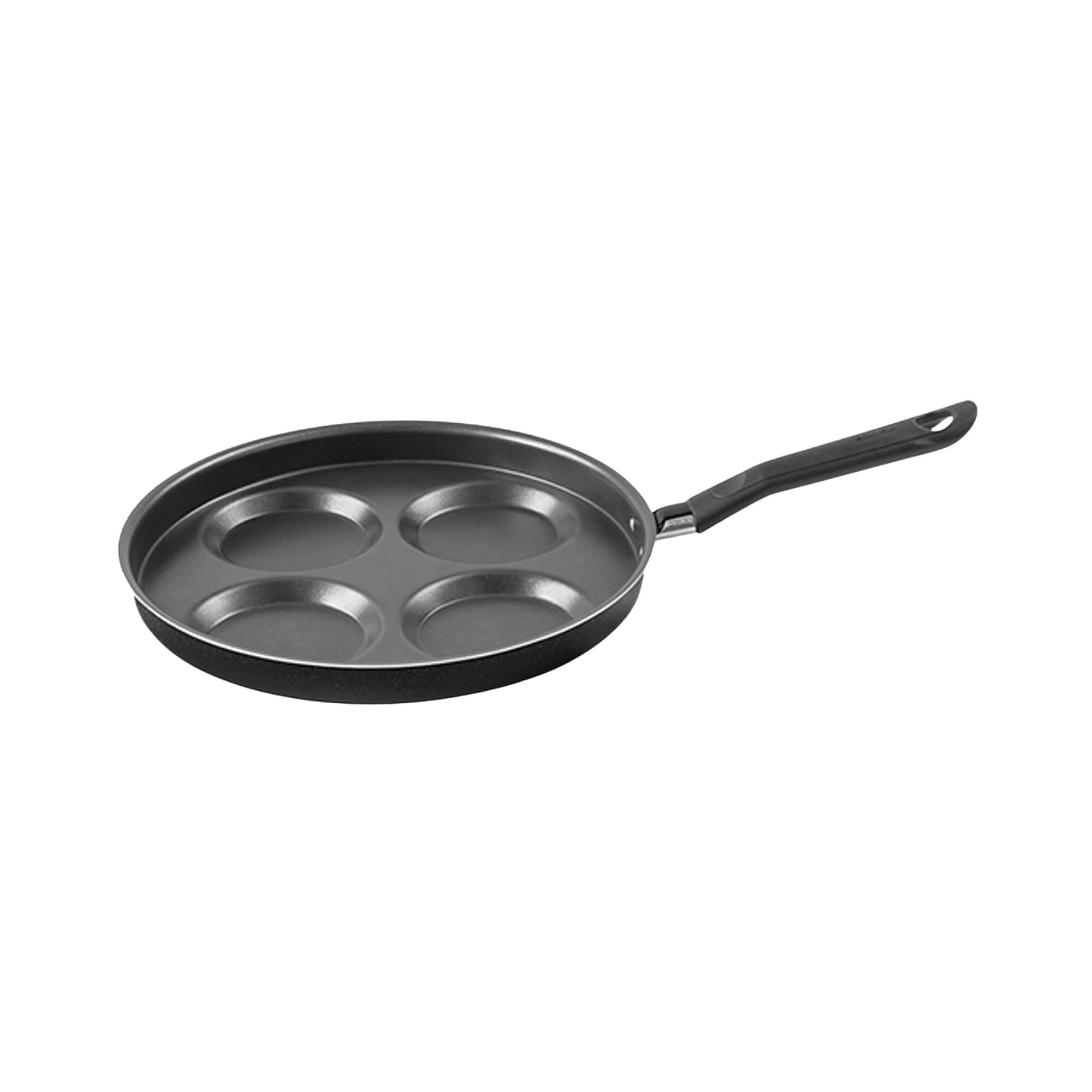 Frigideira 4 Ovos Antiaderente Pro-Flon 1,3 L Ebony cor Preto Brinox - 7190/375