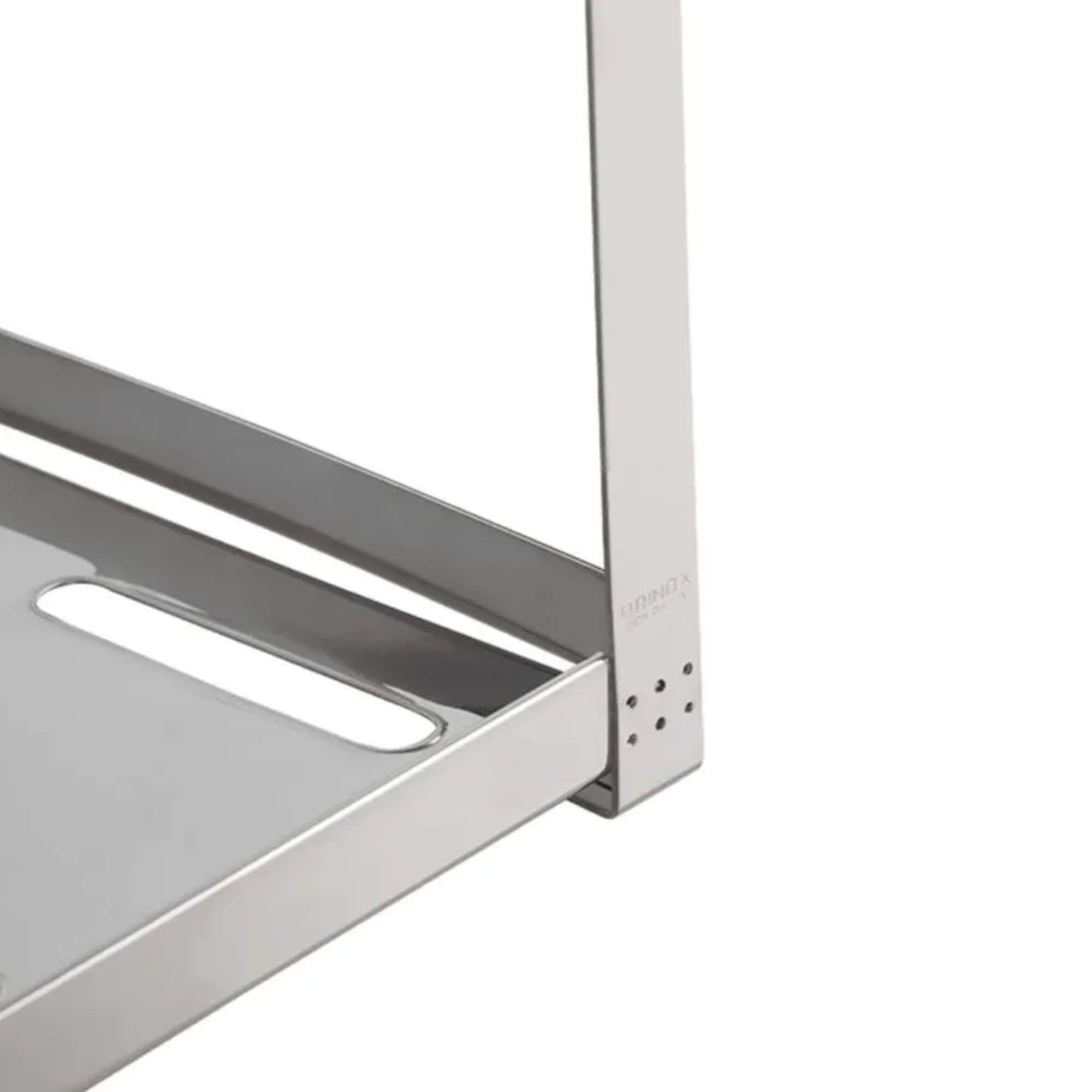 Escorredor de Louças Suprema com Porta Talheres 16 Pratos Aço inoxidável  Brinox - 2099/116