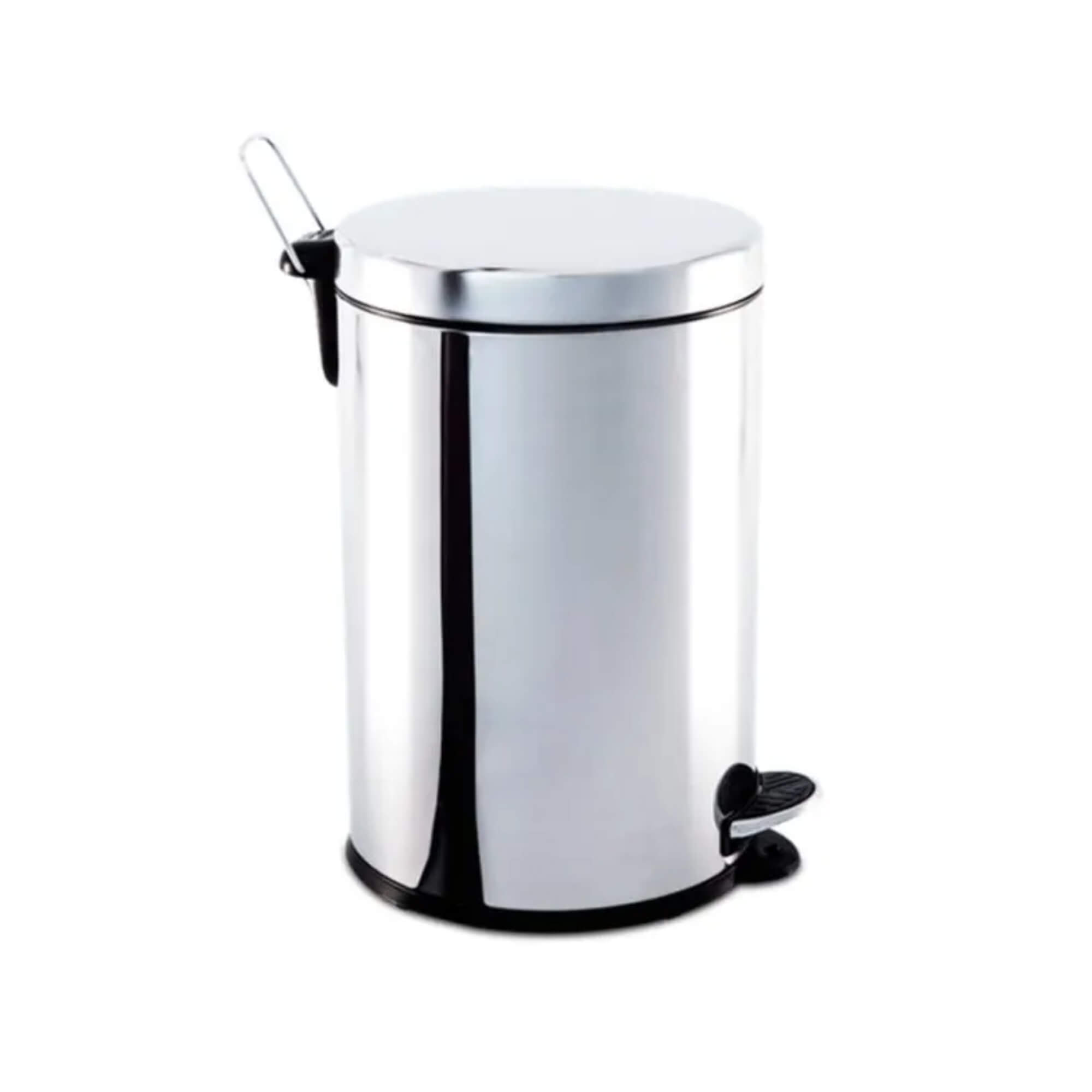 Lixeira com Pedal e Balde Decorline 5 Litros 20 x 30cm Aço Inoxidável Brinox - 3040/202