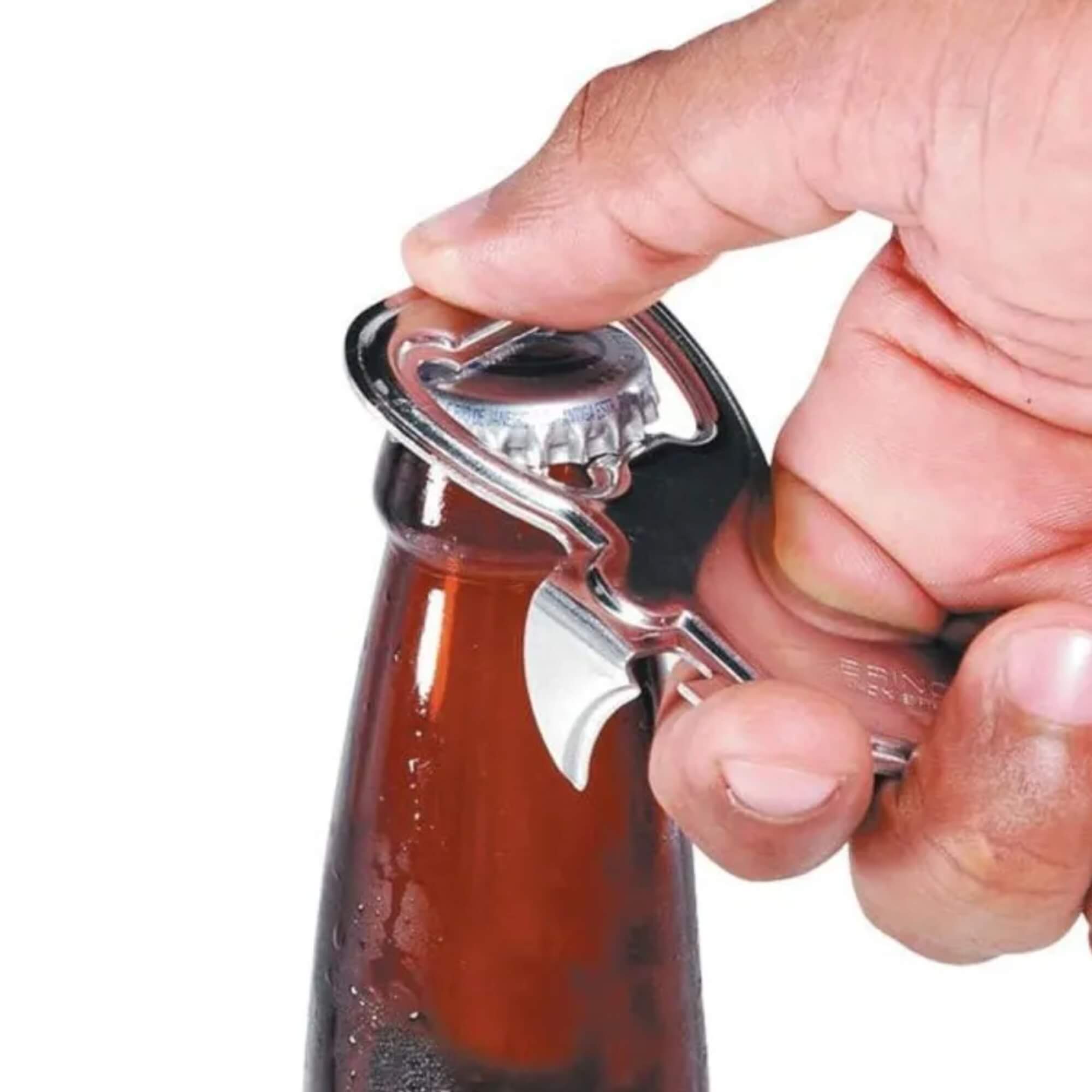 Abridor de Latas e Garrafas Beli 9cm Brinox - 2051/334