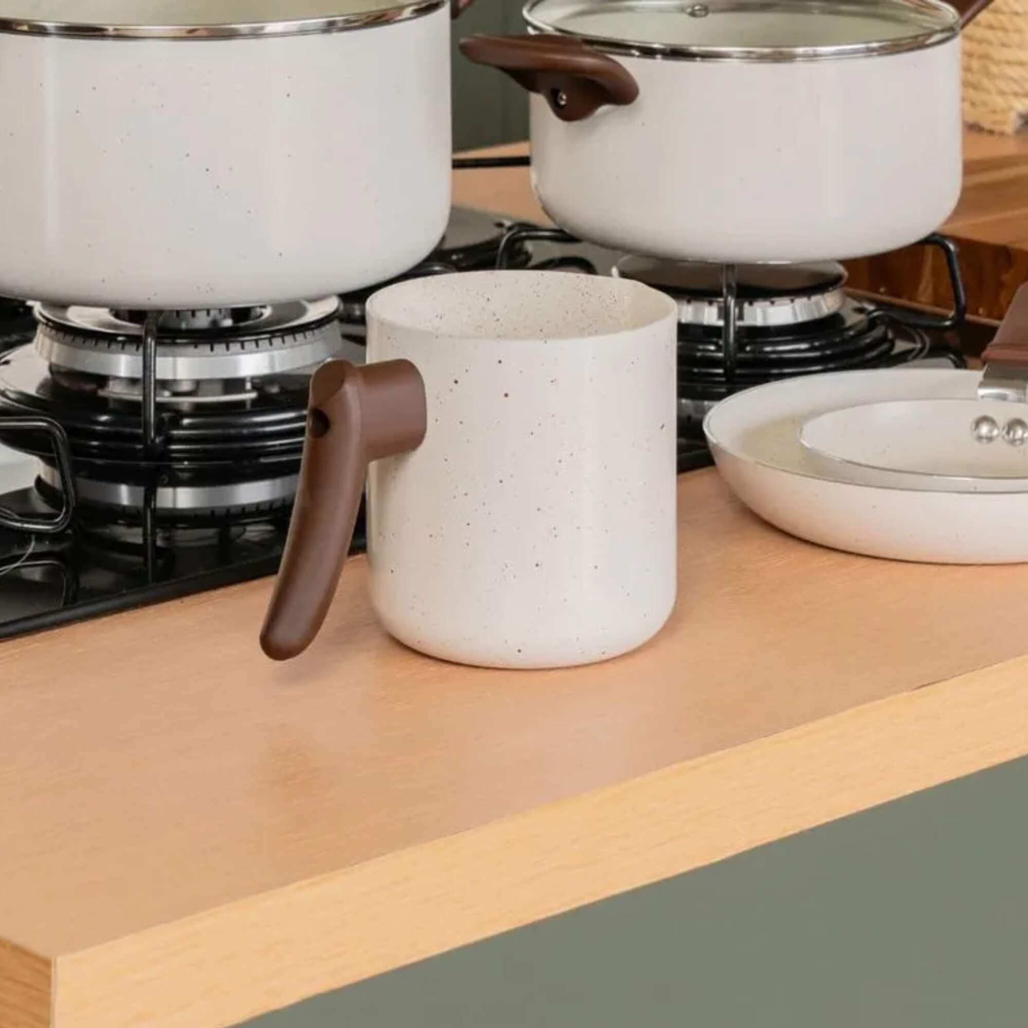 Fervedor Smart Plus 2 Litros Antiaderente Ceramic Life Vanilla Brinox - 4791/351 (N/A)