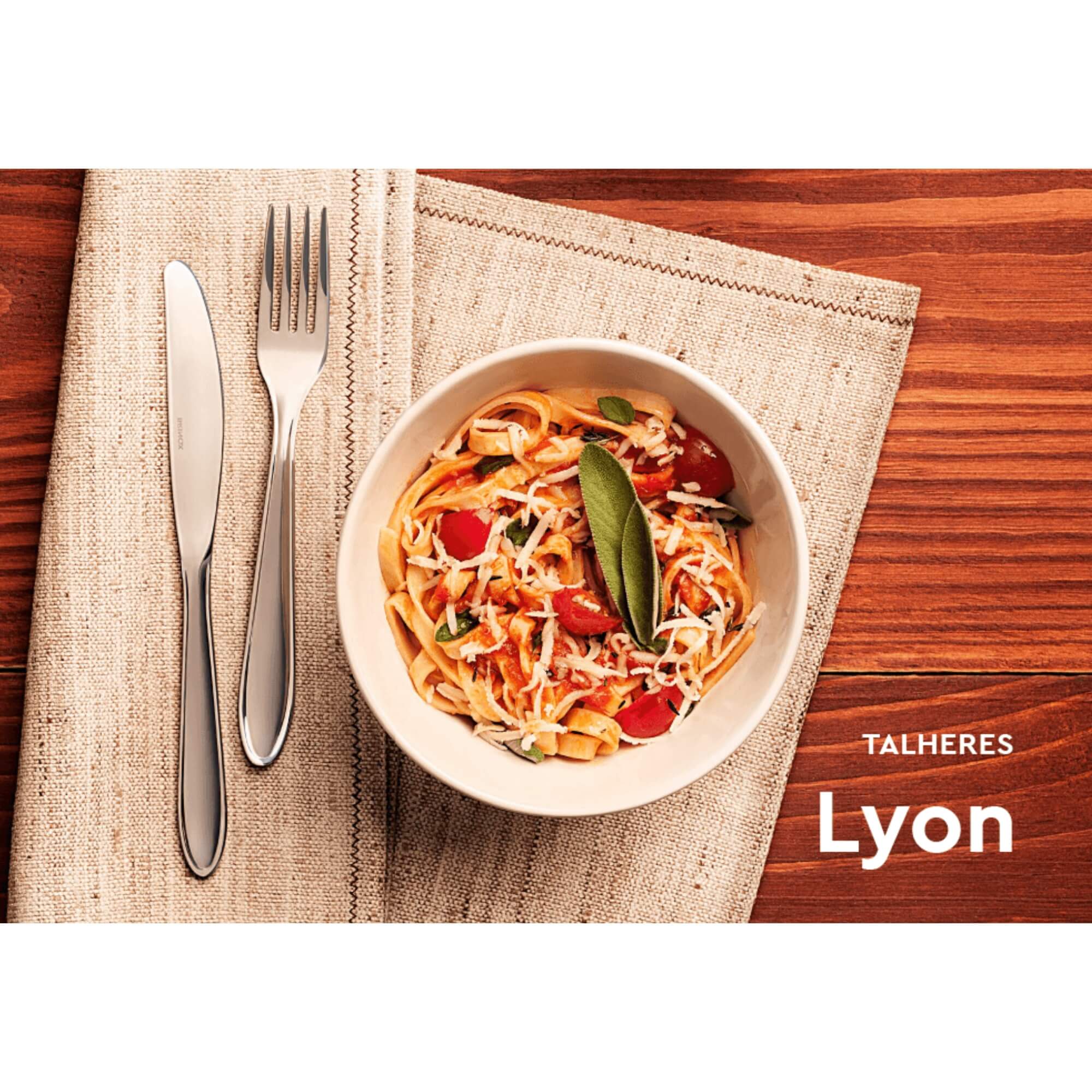 Garfo de Mesa Lyon 3 Peças Brinox - 5100/302
