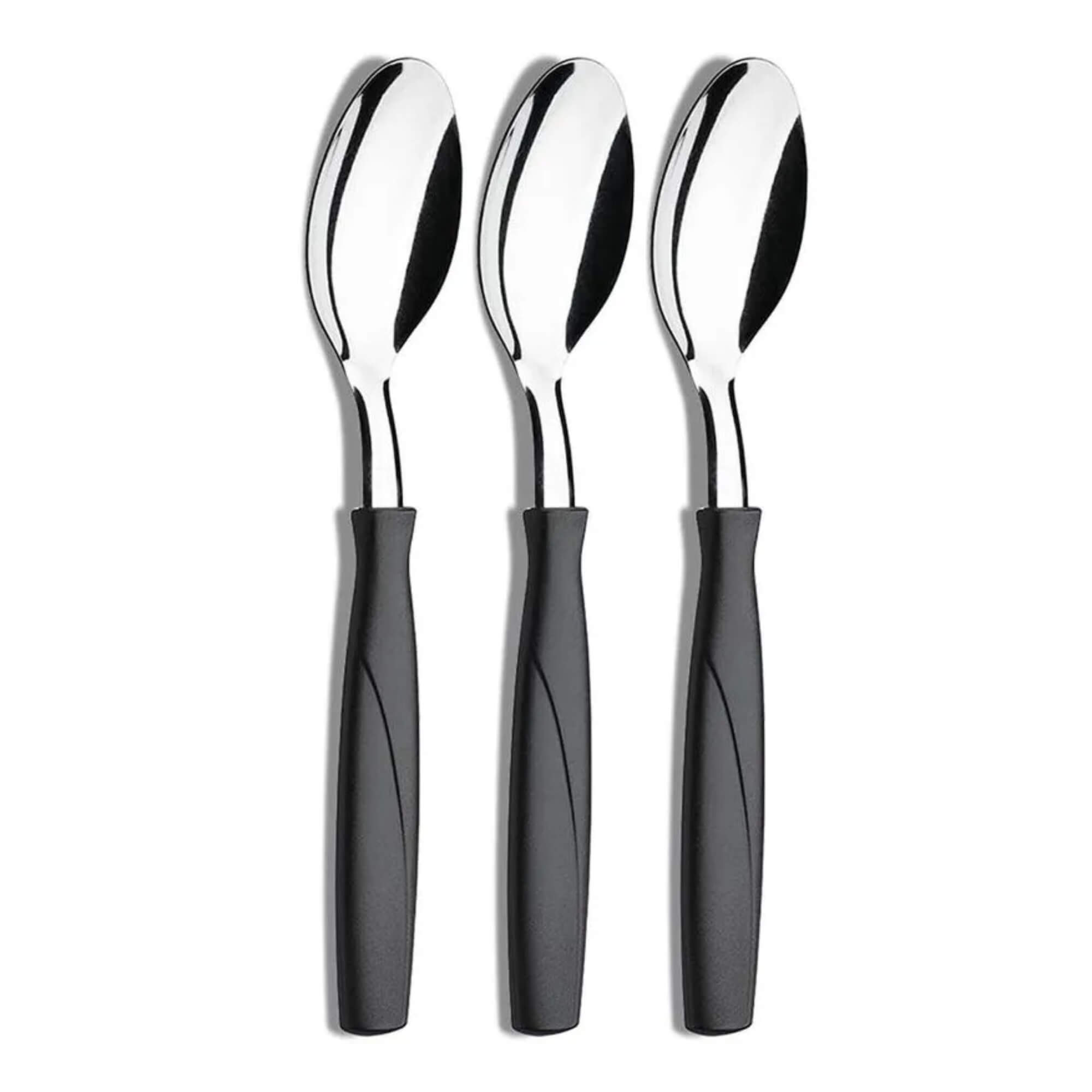 Colher de Mesa Itaparica 3 Peças Preto Brinox - 6001/310