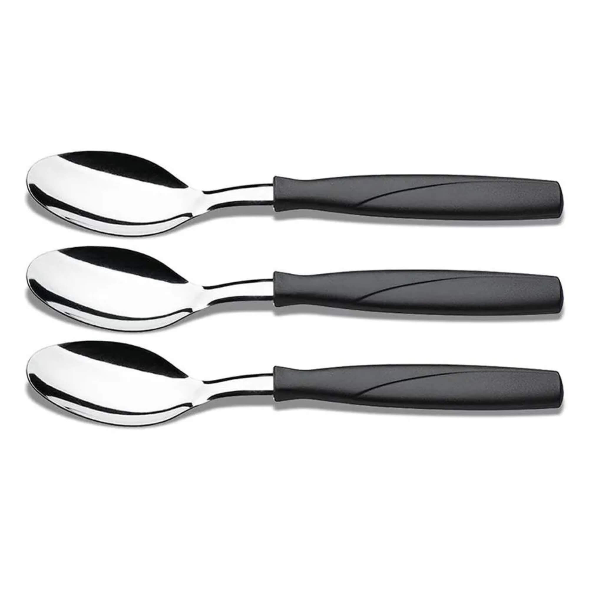 Colher de Mesa Itaparica 3 Peças Preto Brinox - 6001/310
