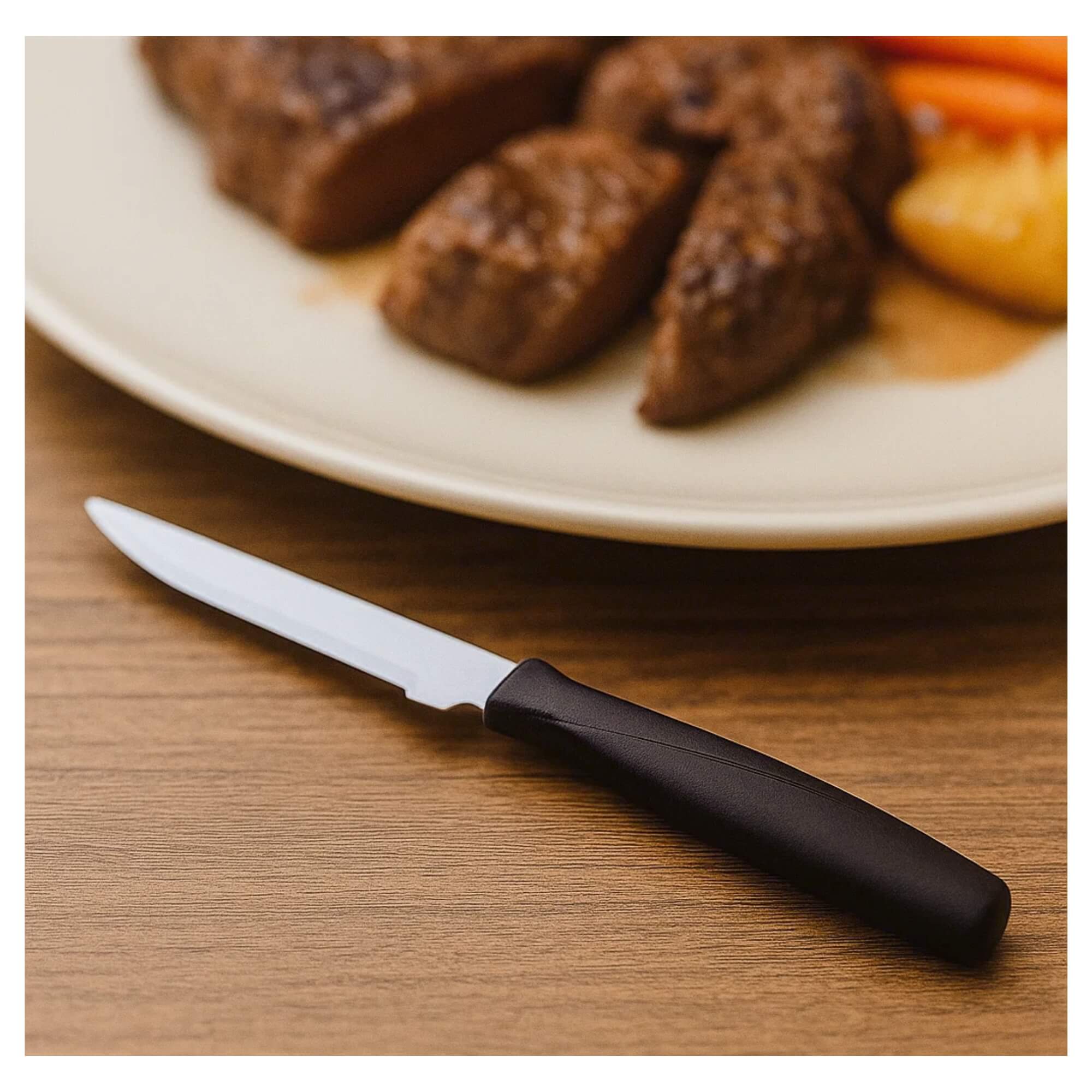 Faca de Churrasco Itaparica 3 Peças Preto Brinox - 6018/310