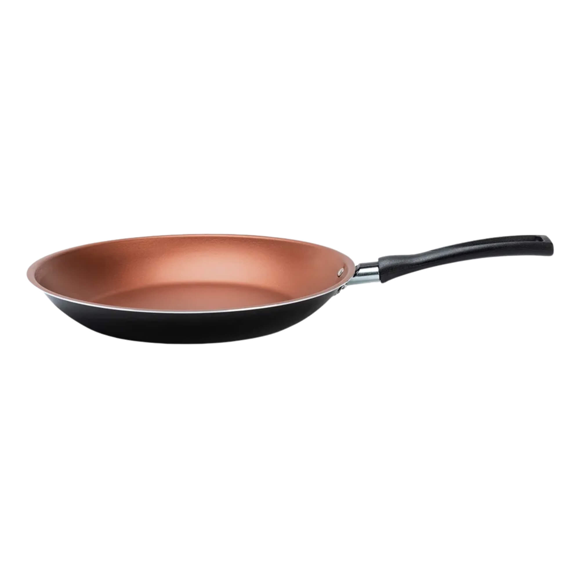 Frigideira Topázio 22 cm 1,1 L Antiaderente Pro-Flon Cinza Range Brinox - 7233/354