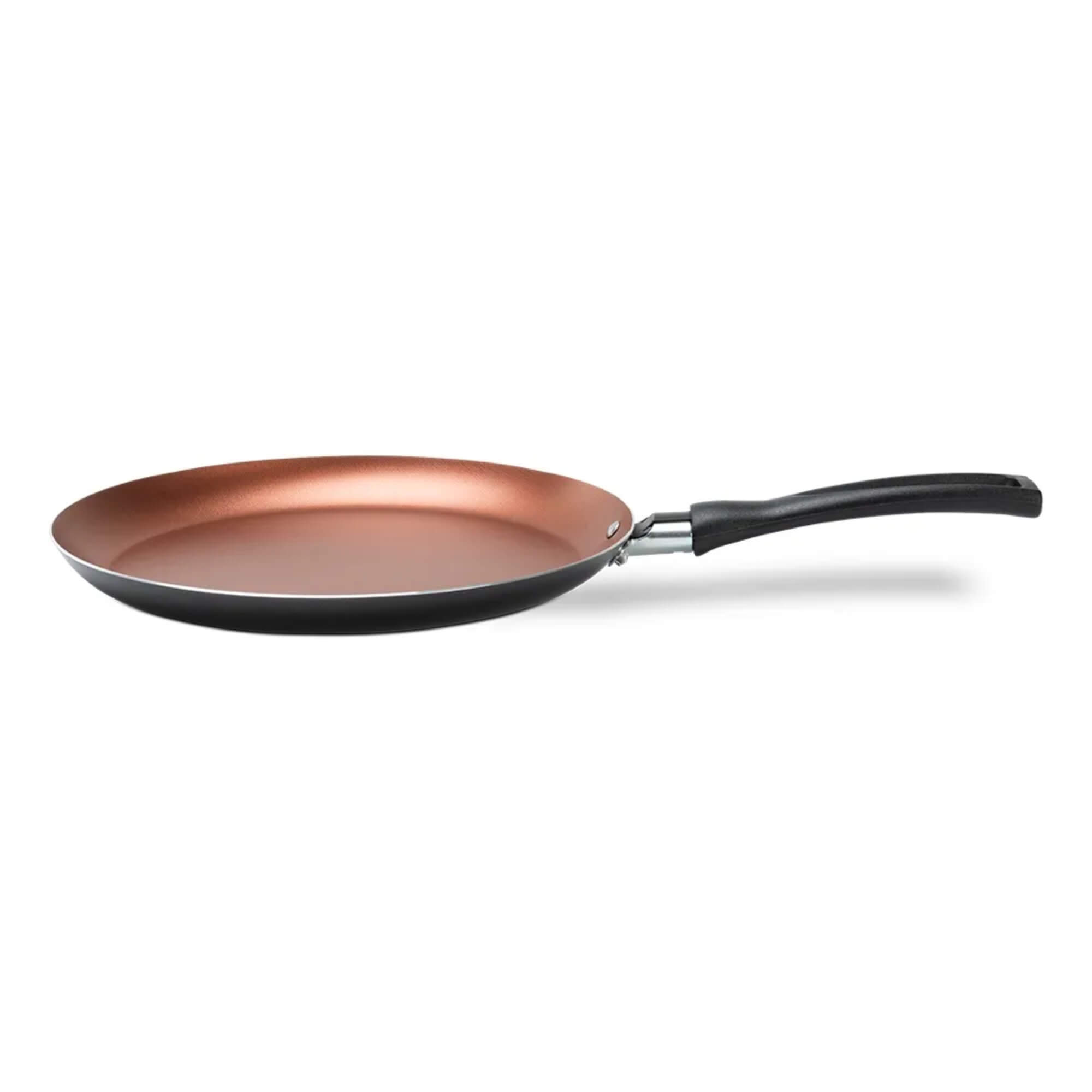Tapioqueira Panquequeira Topázio 22cm 590ml Antiaderente Cinza Range Brinox - 7233/369