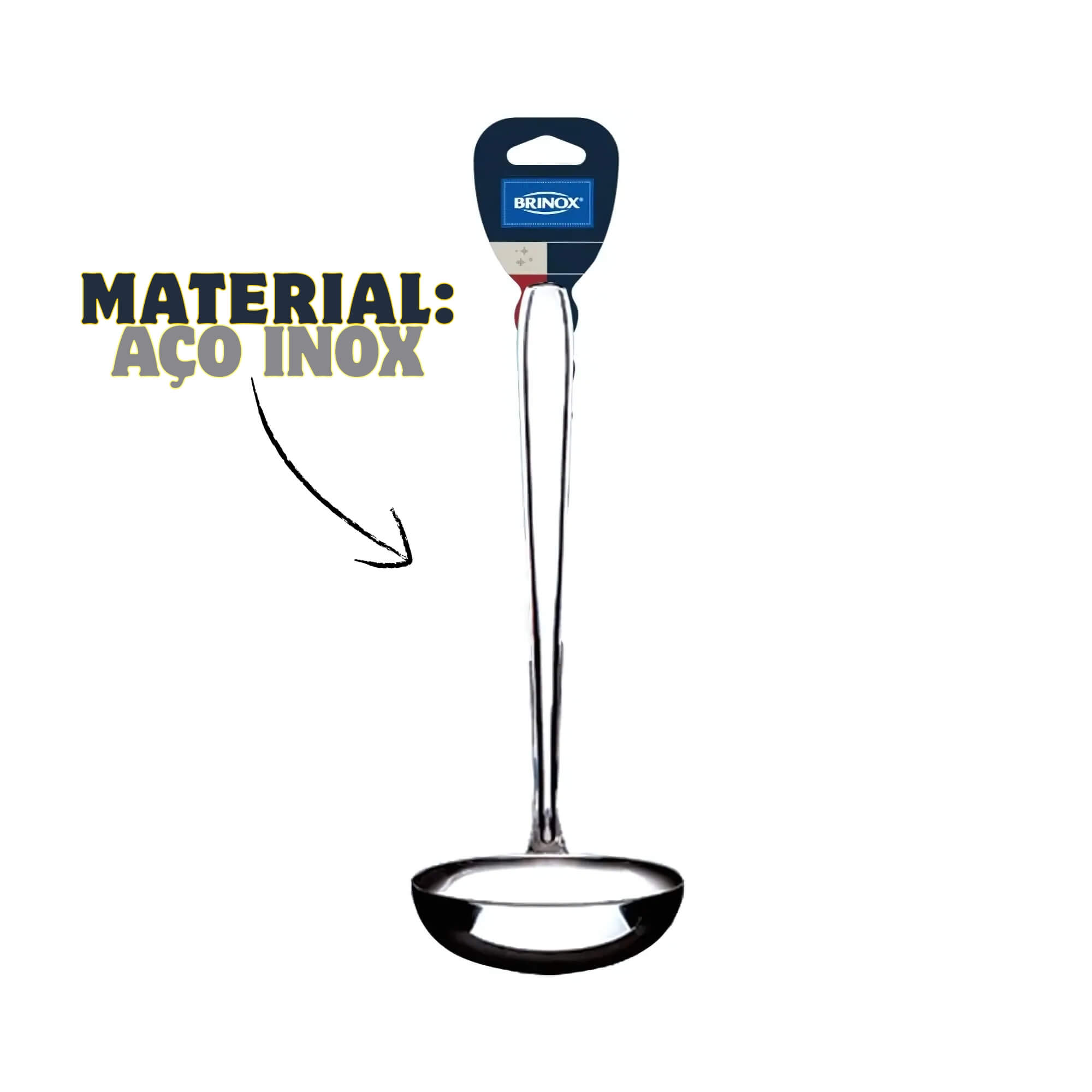 Concha para Feijão Beli 20,5cm 65ml Brinox - 2050/322