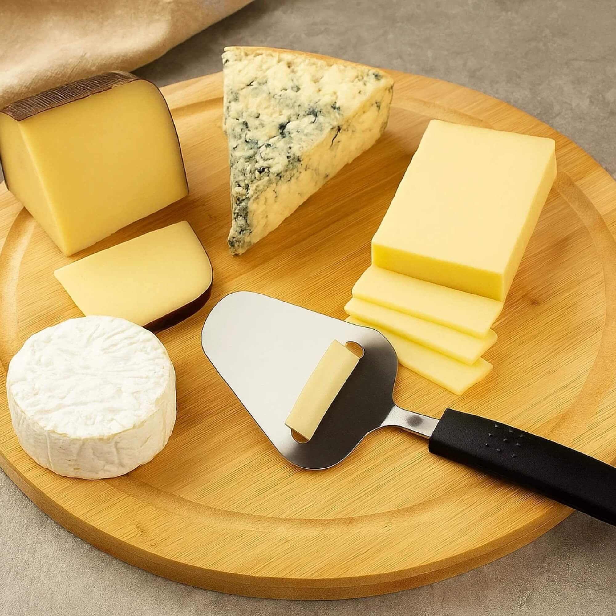 Plaina para Queijo 23,5cm Linha Asti cabo preto Brinox - 2221/315