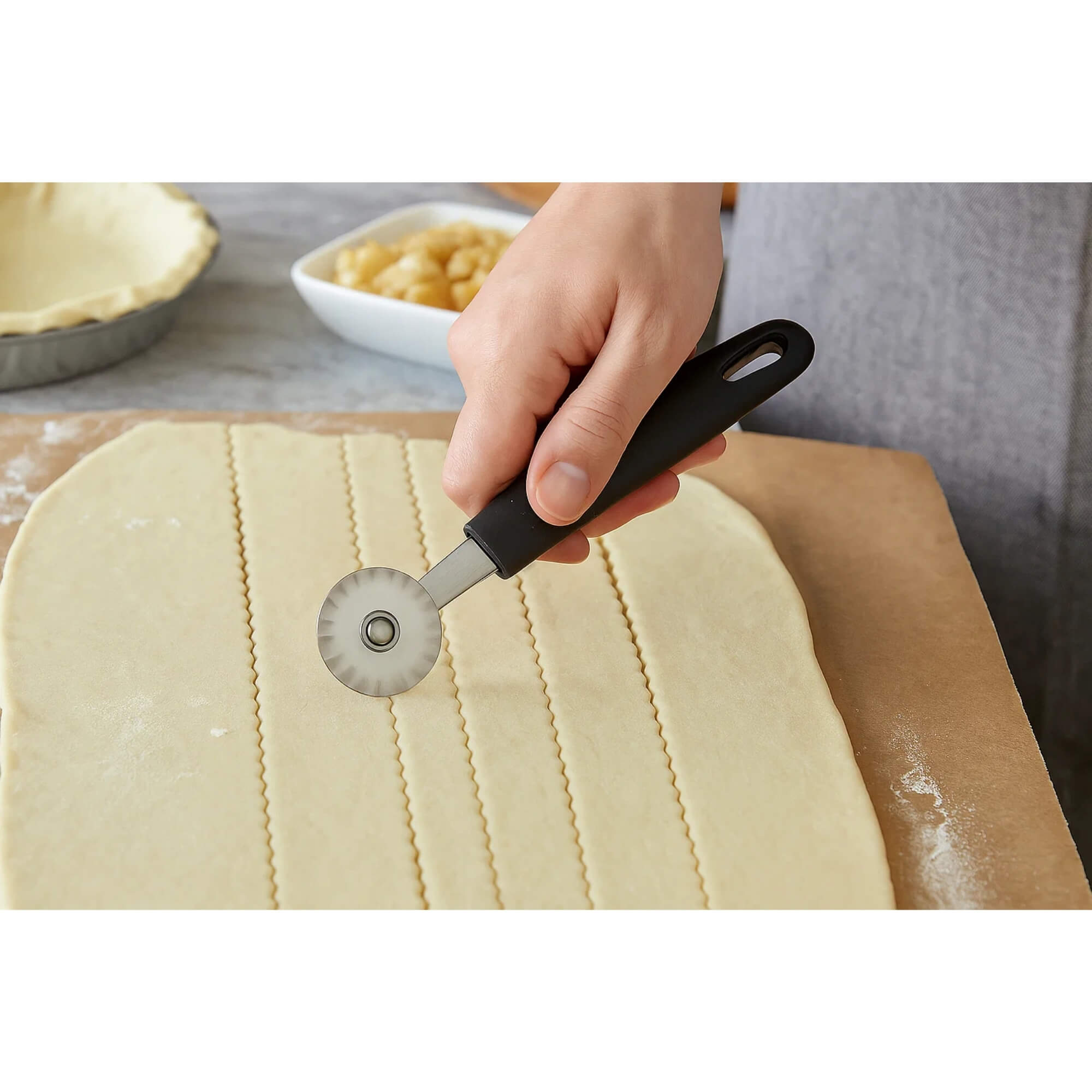 Cortador de Massa Linha Asti 4x 19,5cm cor Preto Brinox - 2221/319