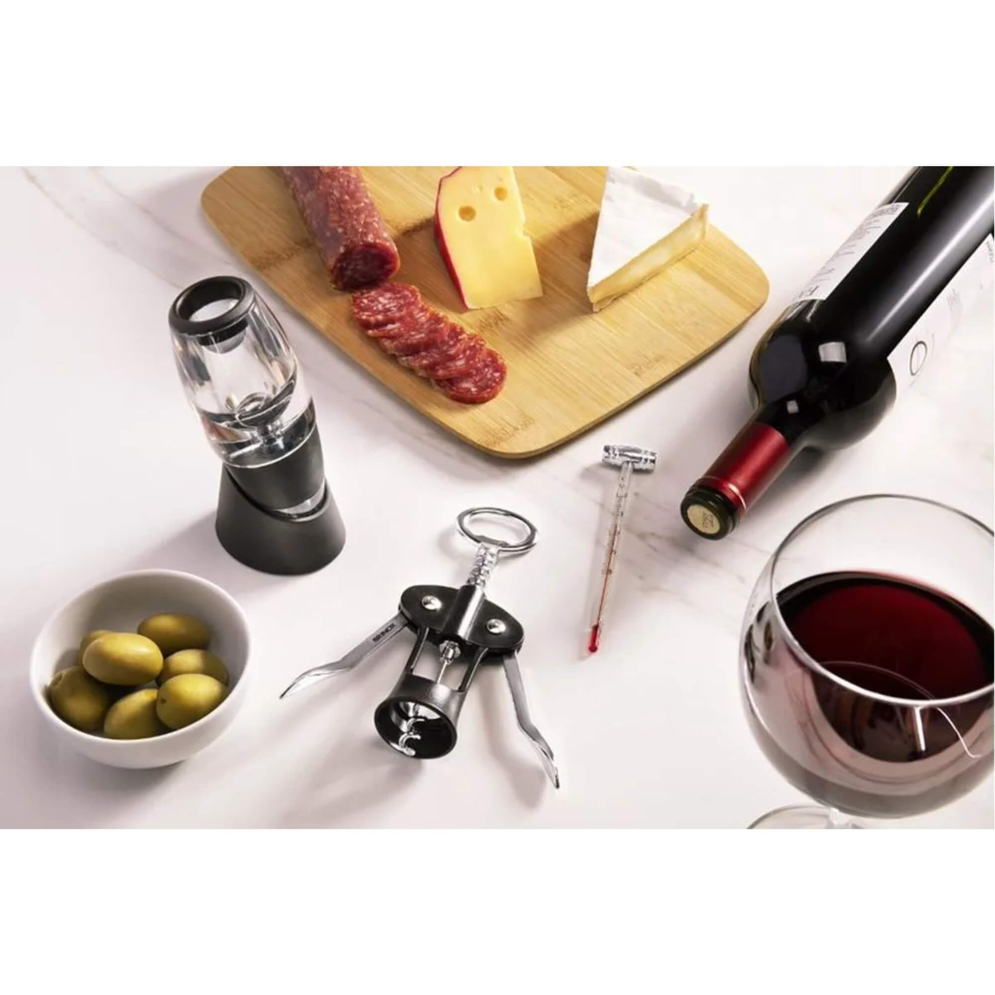 Saca Rolhas Brinox Aço Inox Preto Brinox - 2310/315