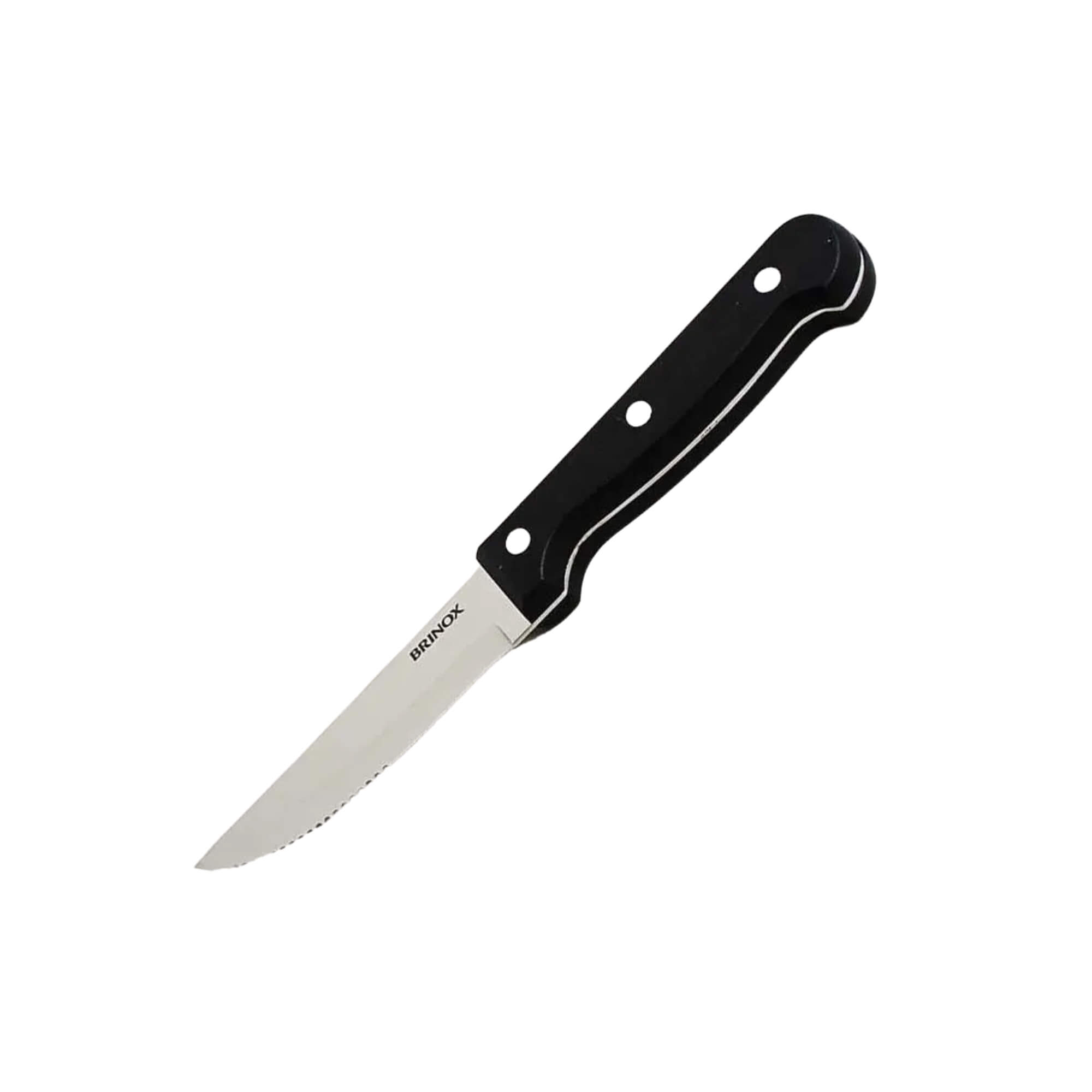 Faca para Churrasco 4,5" Jumbo Aço Inox Brinox - 2554/010