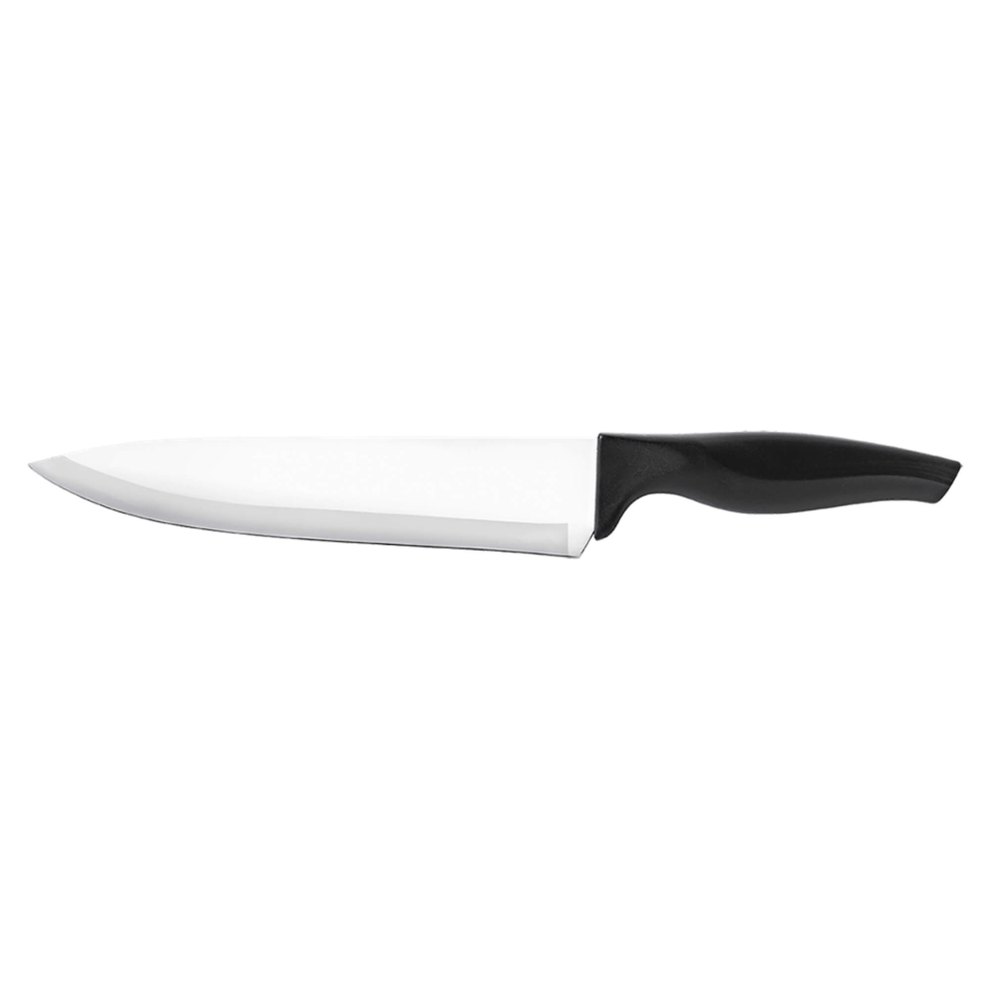 Faca p/ Carne ideal para todos os preparos 8" (32,5 cm) inox cabo preto Brinox - 2556/300