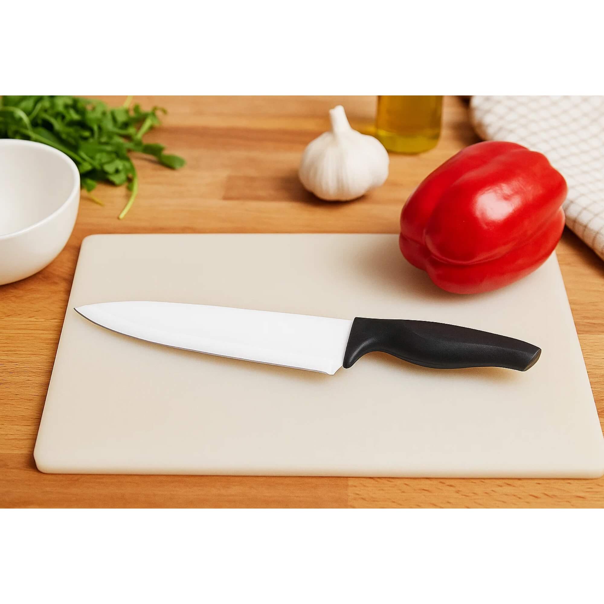 Faca p/ Carne ideal para todos os preparos com 6" (27,5 cm) inox cabo preto Brinox - 2556/301