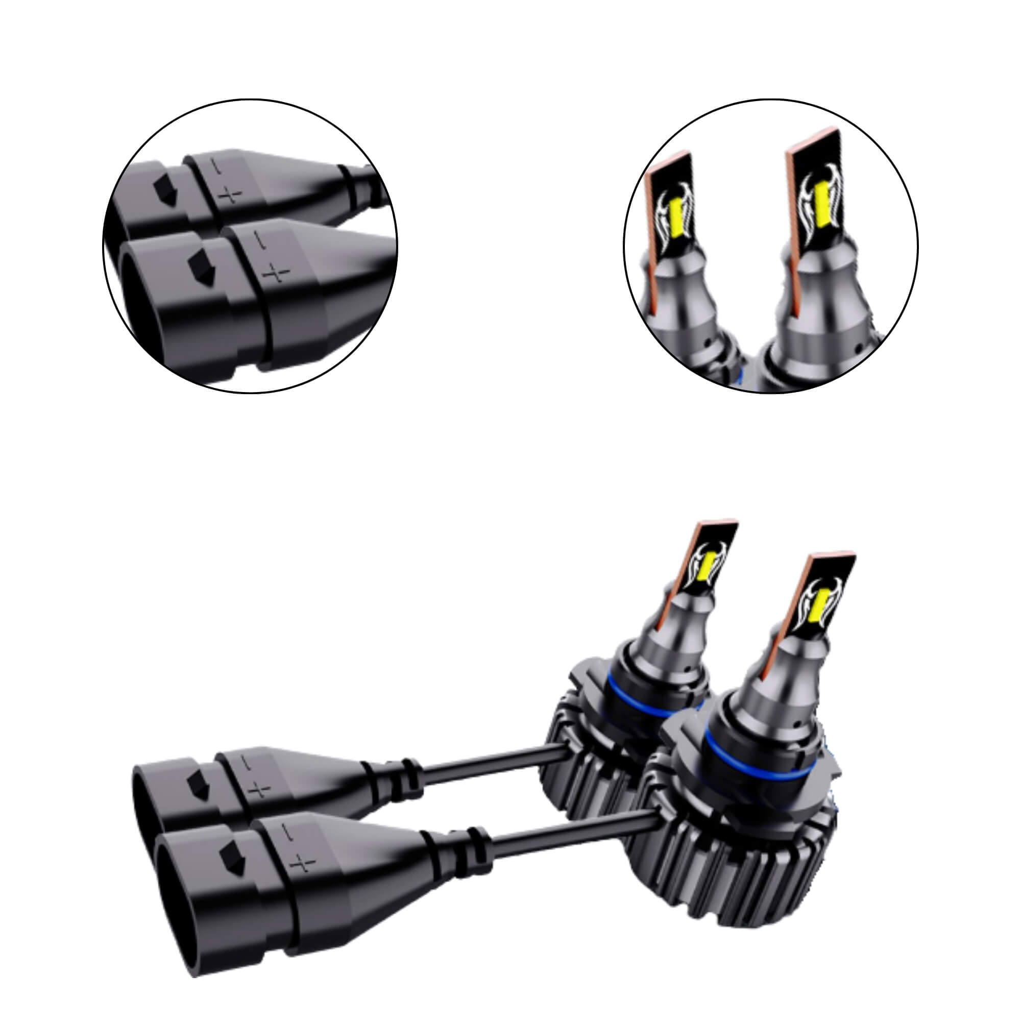 Par de Lâmpadas LED Veicular HB3 Linha Nano LED Roadstar - RS-HB3 11BR MI