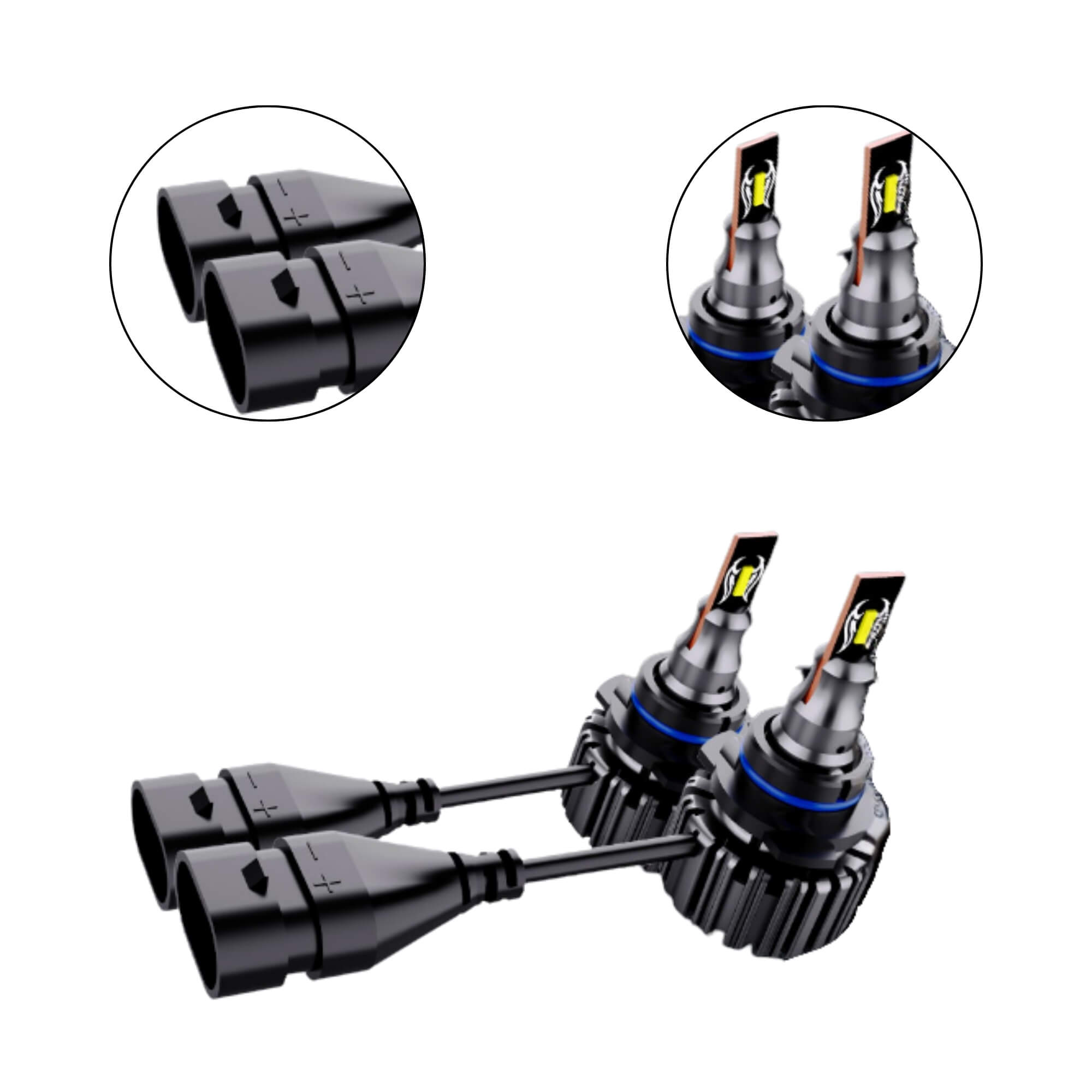 Par de Lâmpadas LED Veicular HB4 Linha Nano LED Roadstar - RS-HB4 11BR MI