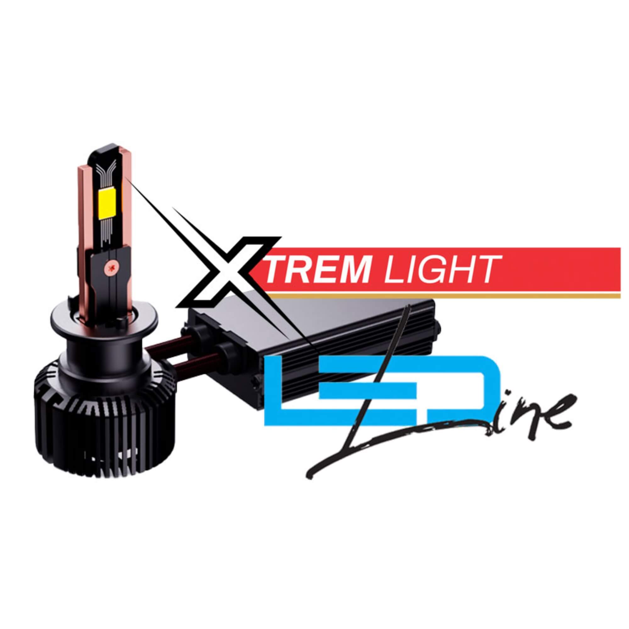 Par de Lâmpadas LED Veicular H1 Linha Xtrem Light Roadstar - RS-H1 19BR MI