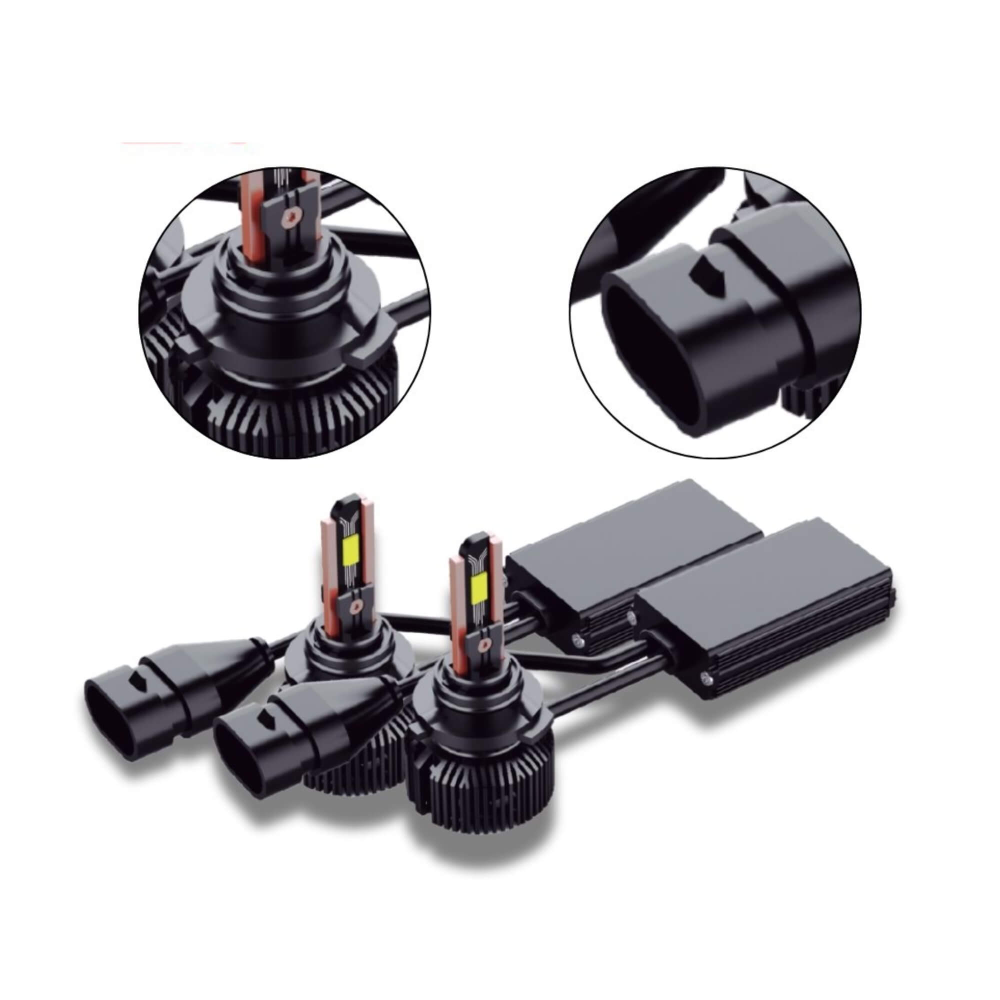 Par de Lâmpadas LED Veicular HB3 Linha Xtrem Light Roadstar - RS-HB3 19BR MI