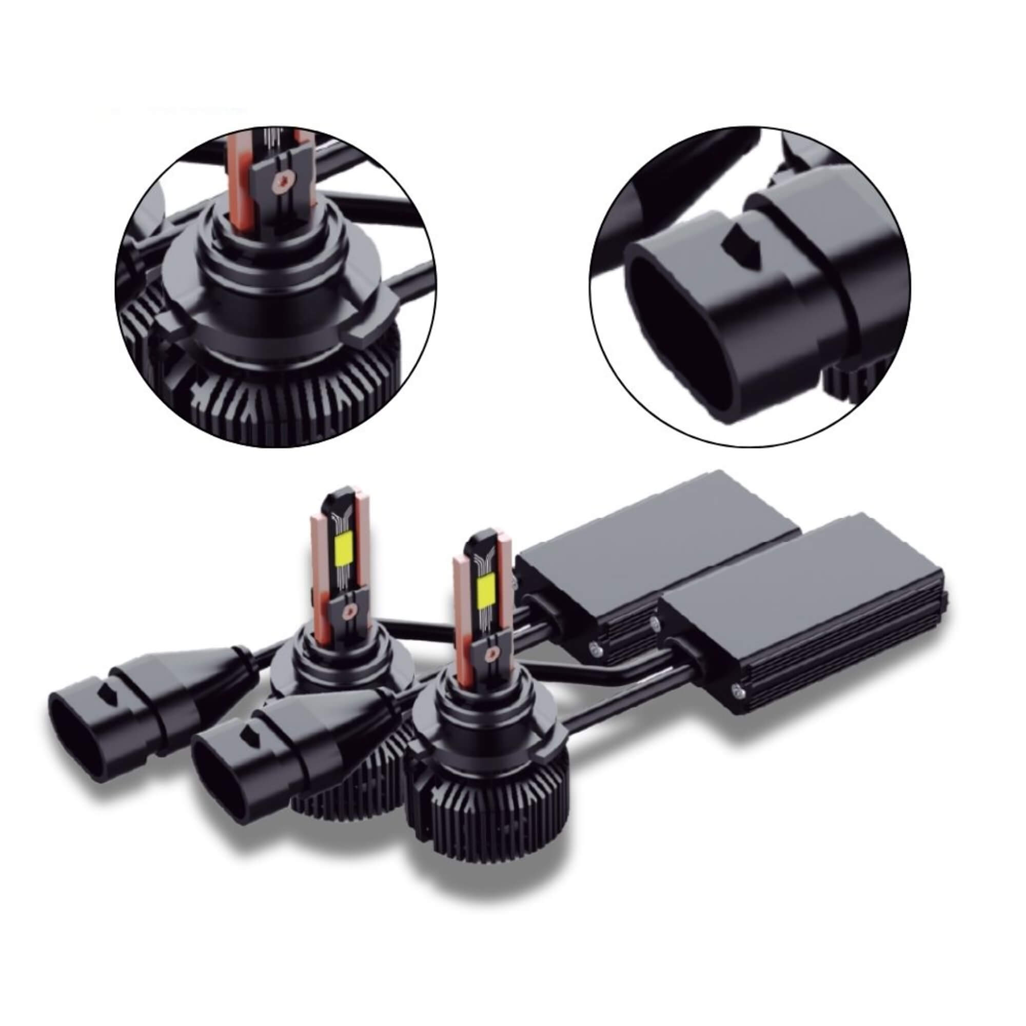Par de Lâmpadas LED Veicular HB4 Linha Xtrem Light Roadstar - RS-HB4 19BR MI