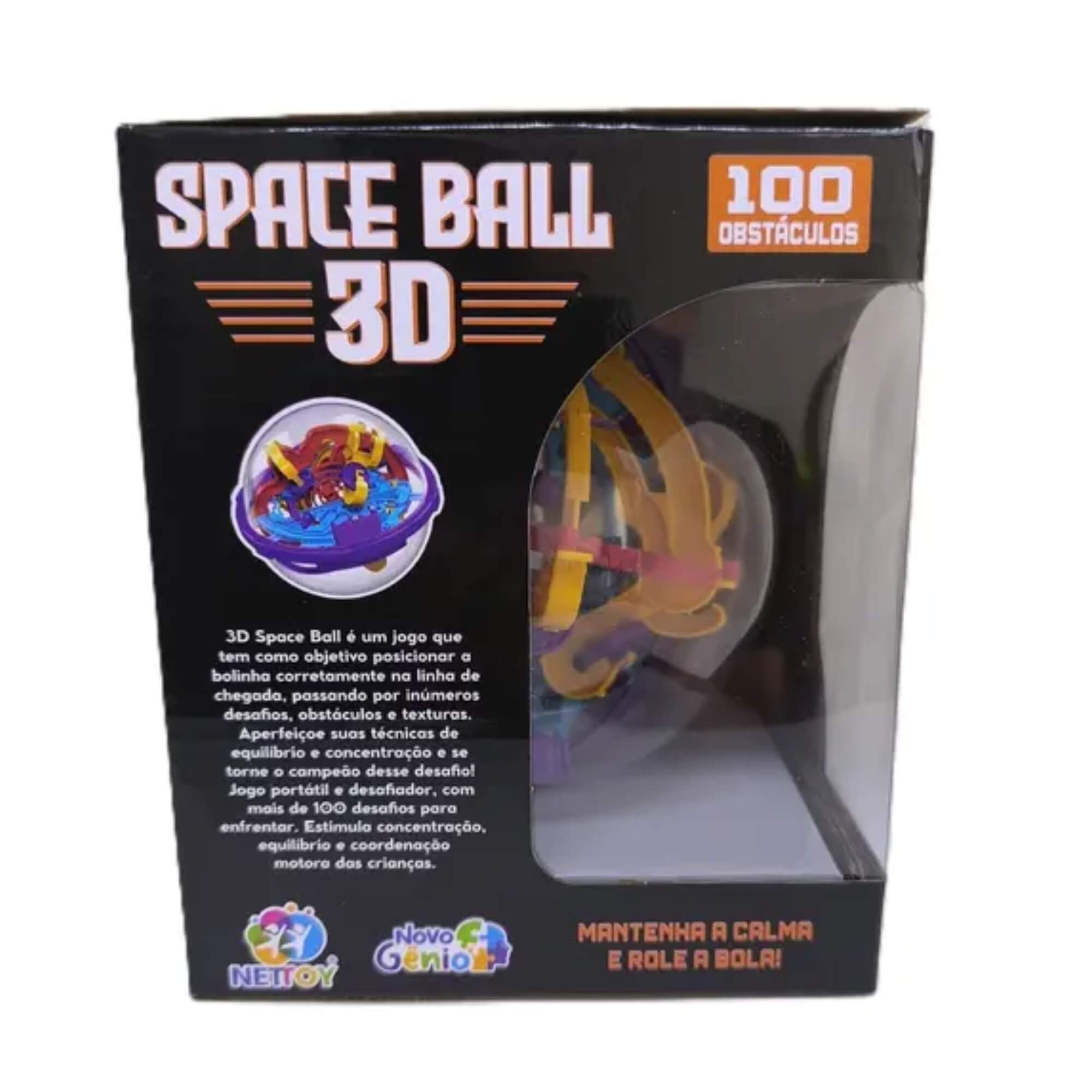 Brinquedo Infantil Desafio IQ Space Ball 3D Nettoy - 30190