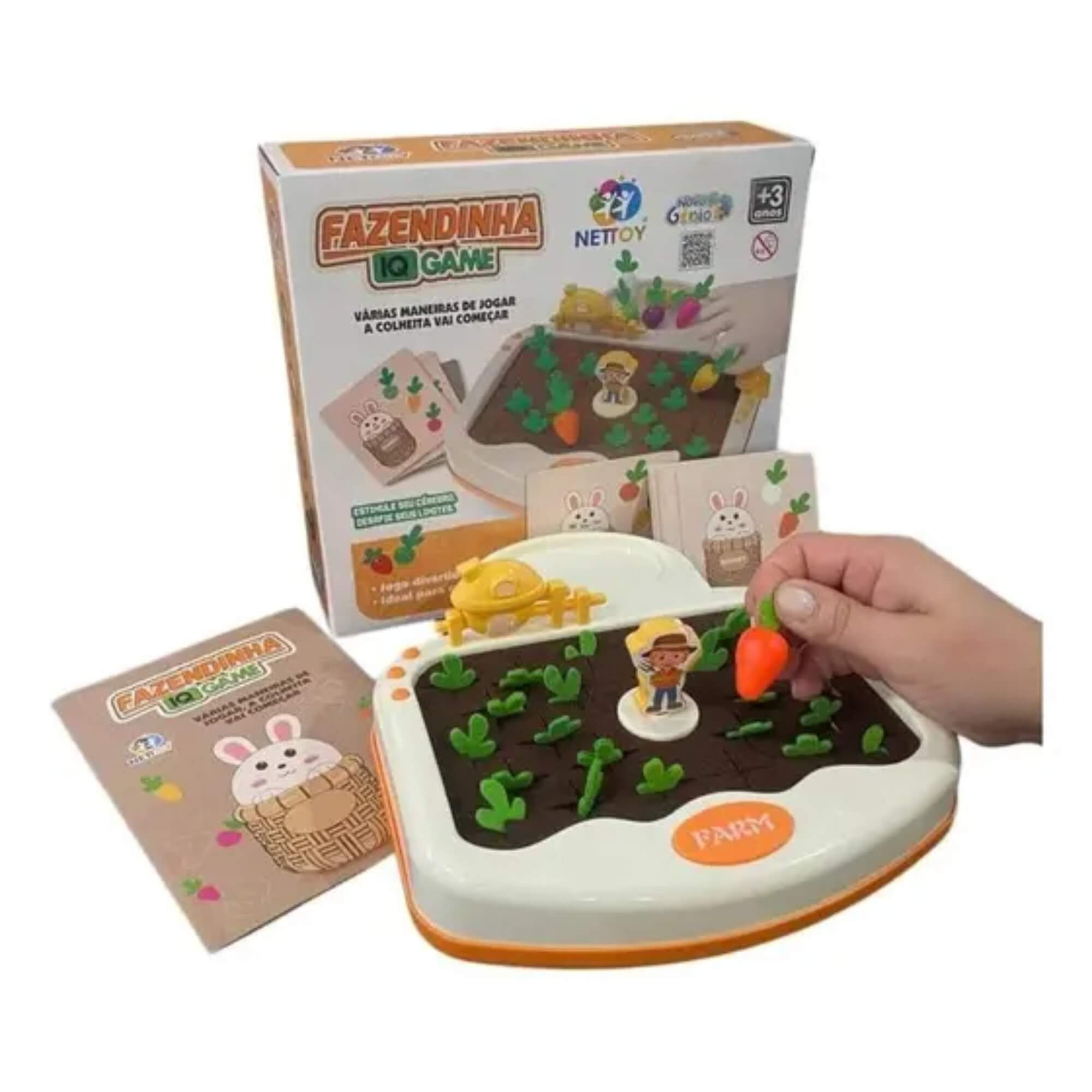 Brinquedo Infantil Desafio IQ Fazenda Nettoy - 40029