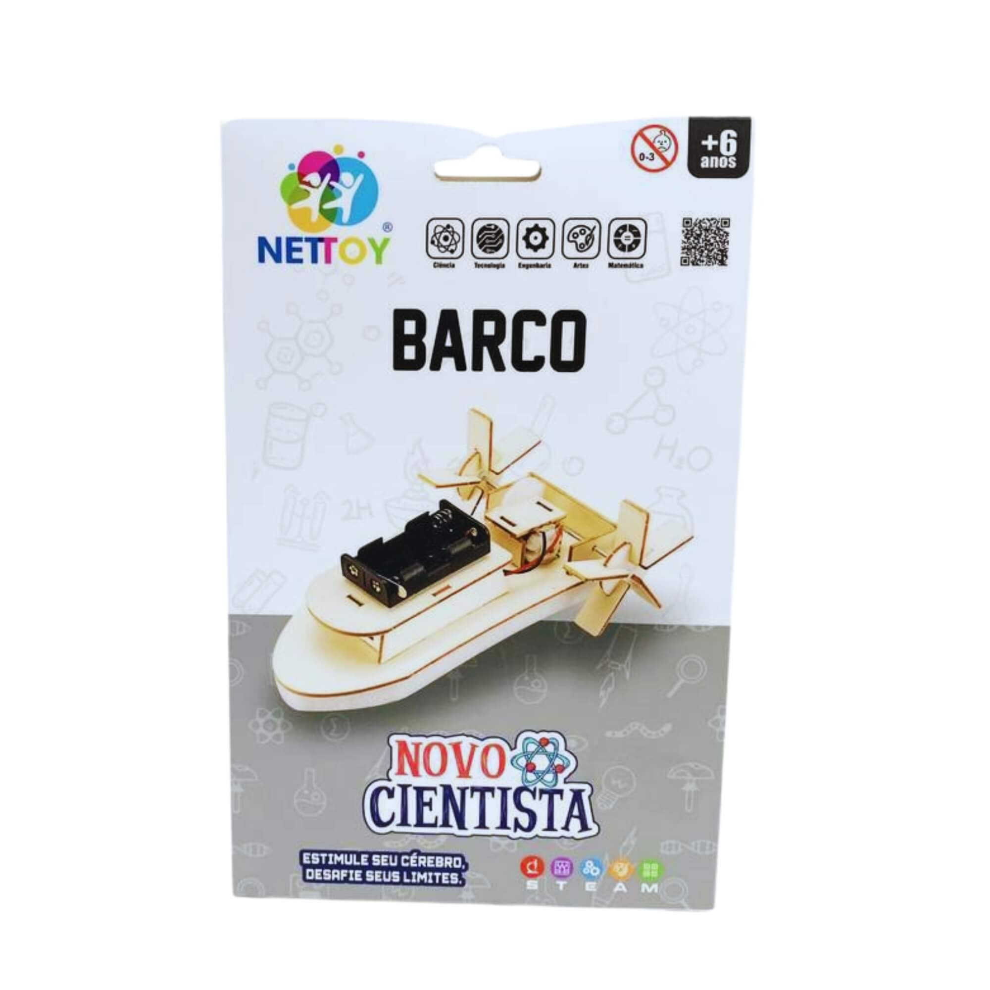 Brinquedo Infantil Experiência STEAM Novo Cientista Barco Nettoy -  40011