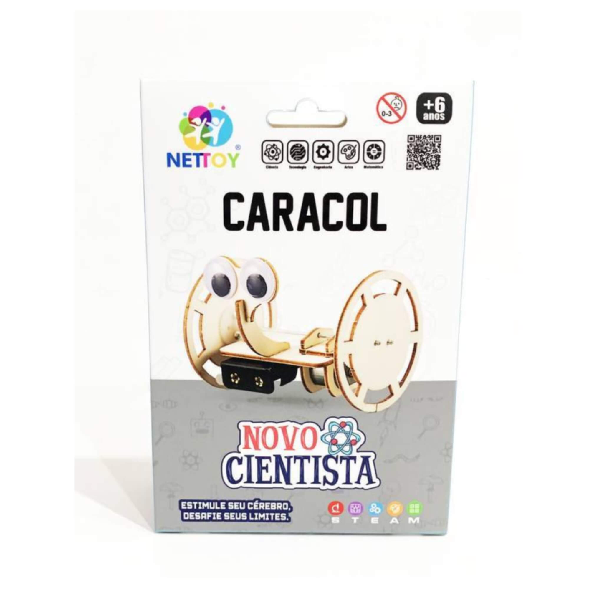 Experiencia STEAM Novo Cientista Caracol Nettoy - 40013