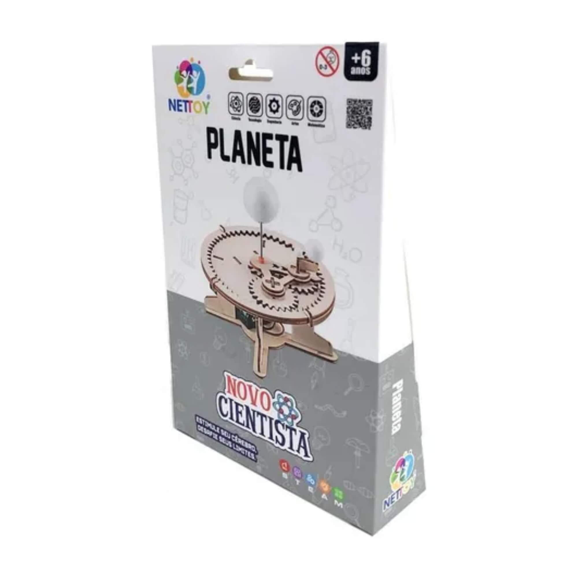 Brinquedo Infantil Experiência STEAM Novo Cientista Planeta Nettoy - 40020